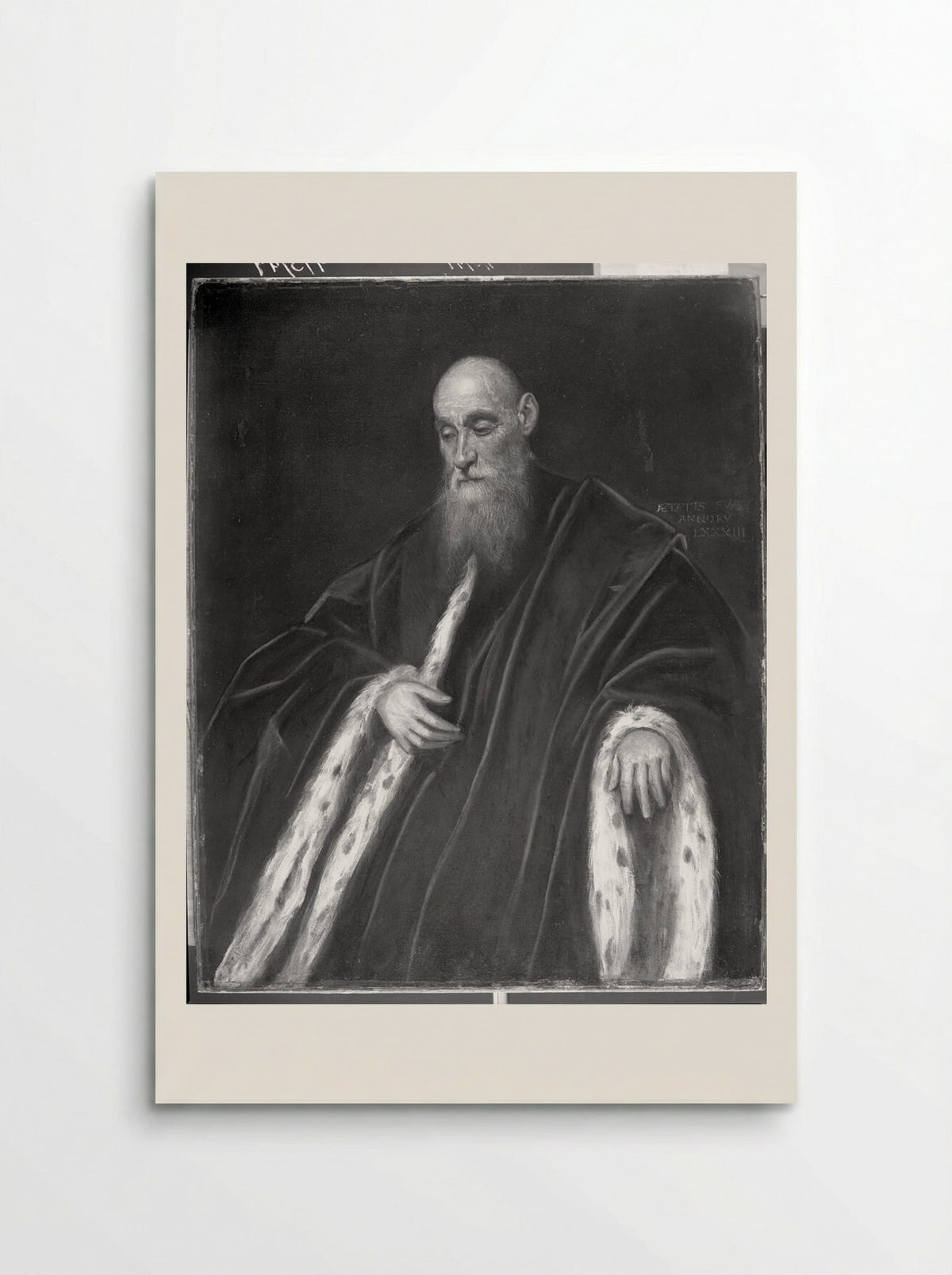 Portrait of a Venetian Senator - Domenico Tintoretto - Poster