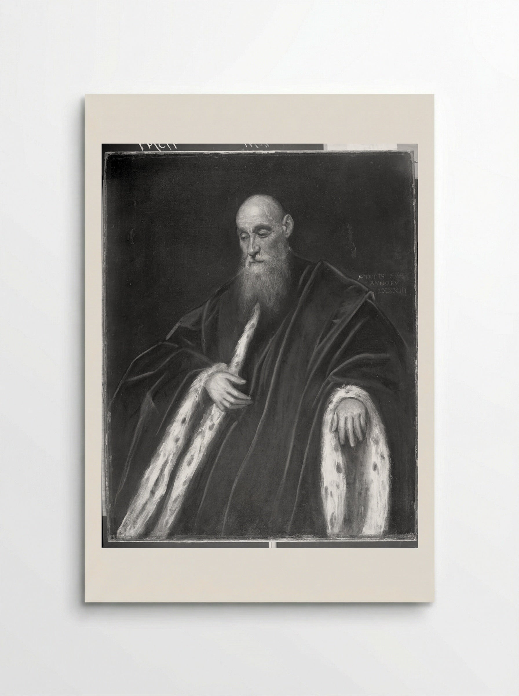 Portrait of a Venetian Senator - Domenico Tintoretto - Poster