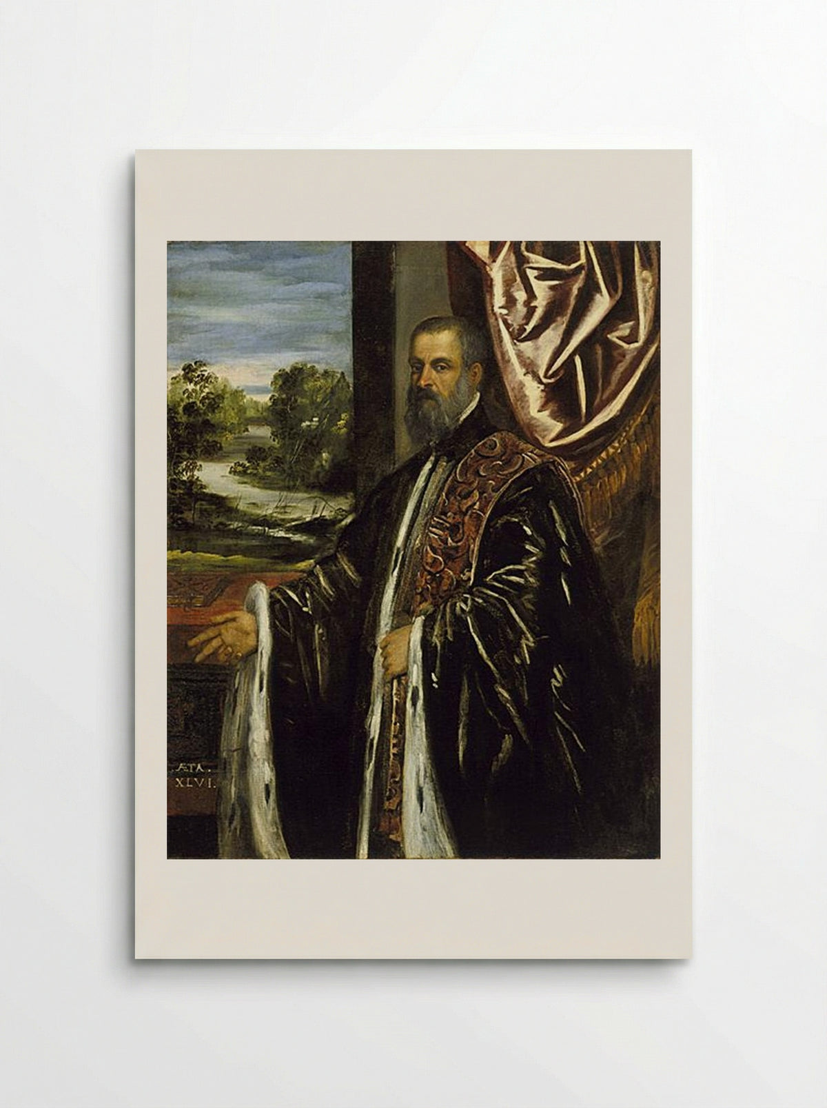 Portrait of a Venetian Senator - Tintoretto - Poster