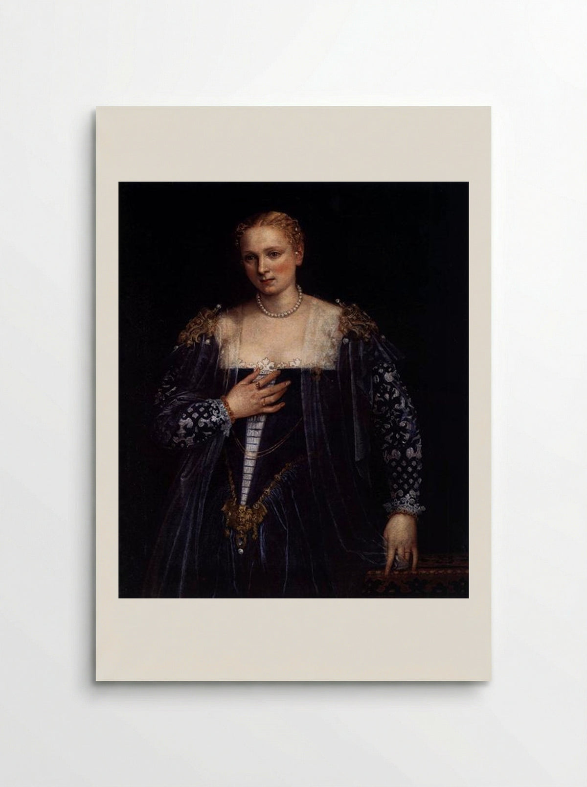 Portrait of a Venetian Woman (La Belle Nani) - Paolo Veronese - Poster