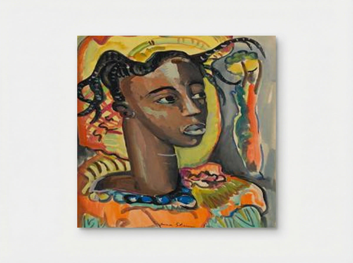 Portrait of a West African Girl - Irma Stern - Poster