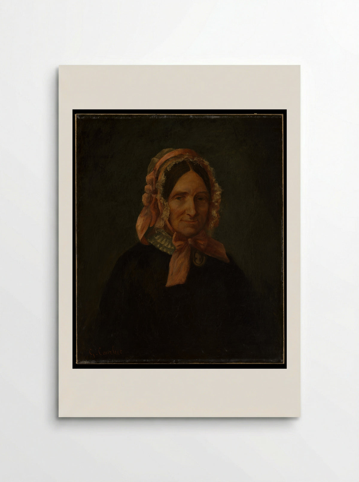 Portrait of a Woman, Called Héloïse Abélard - Gustave Courbet - Poster