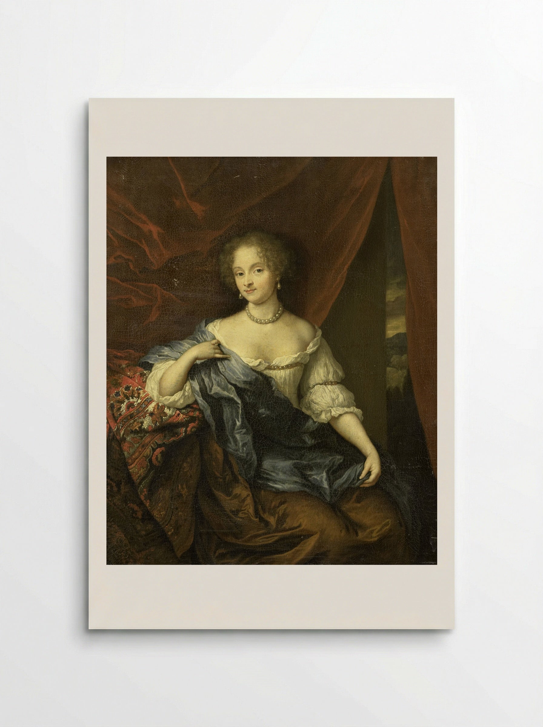 Portrait of a Woman, Possibly a Member of the Van Citters Family - Caspar Netscher - Poster