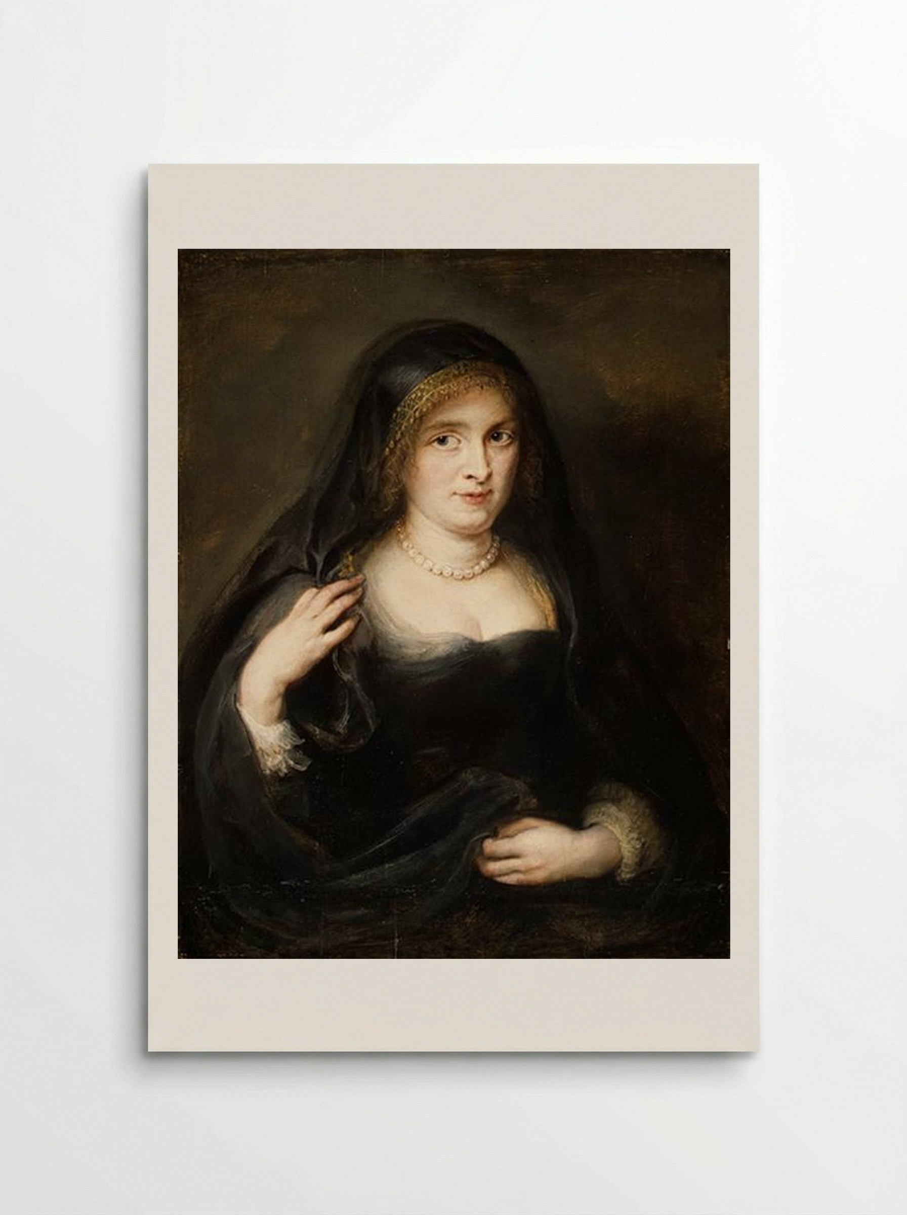 Portrait of a Woman, Probably Susanna Lunden - Peter Paul Rubens - Poster
