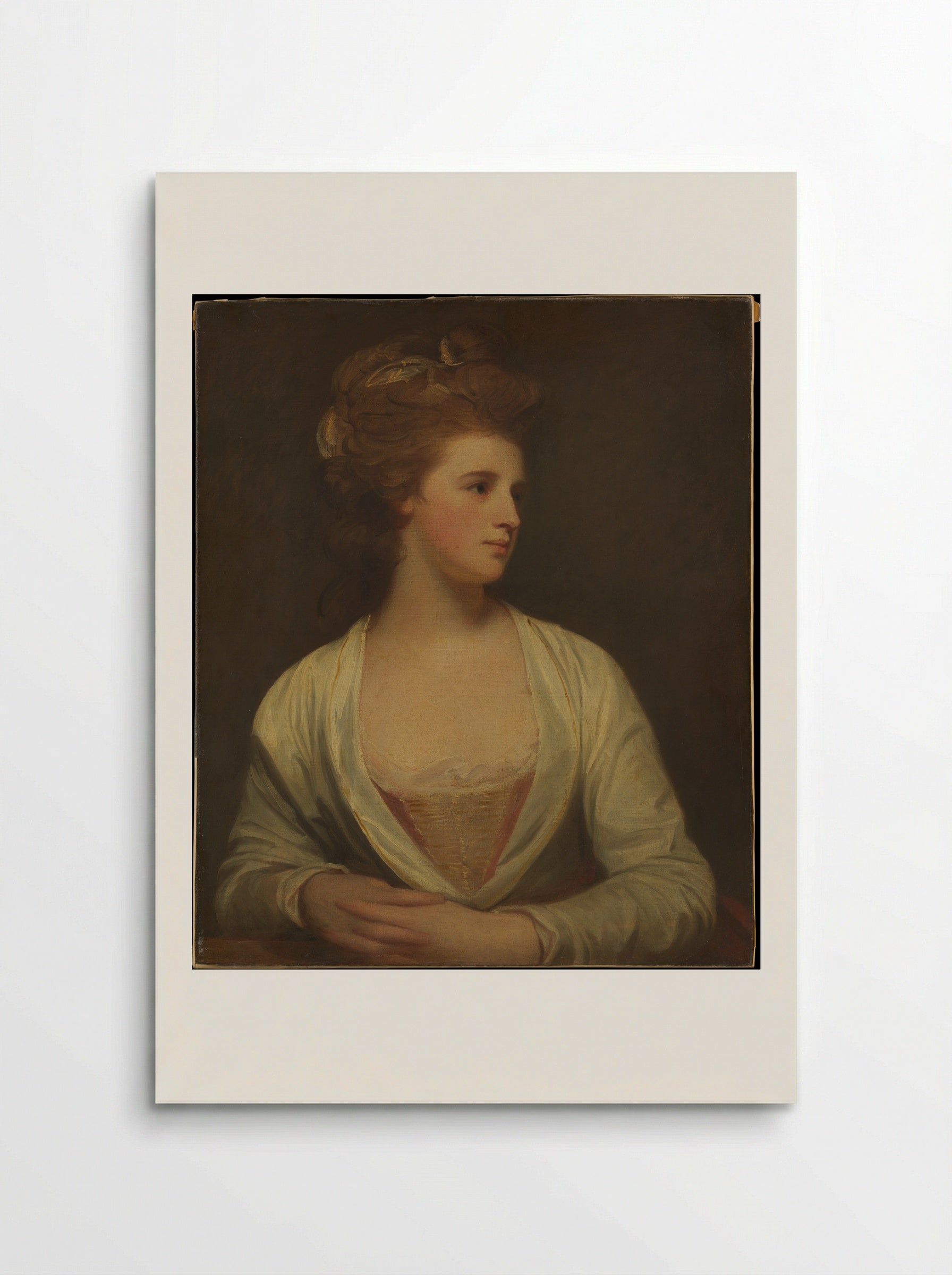 Portrait of a Woman, Said to Be Emily Bertie Pott - George Romney - Poster
