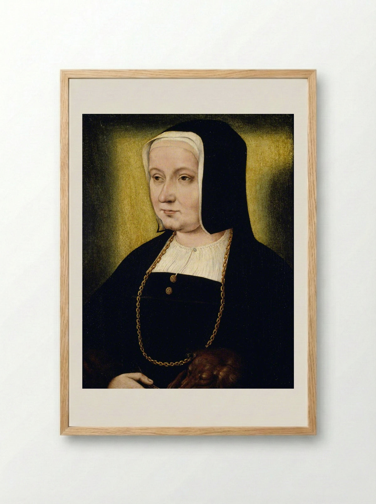 Portrait of a Woman - Quinten Massys - Framed Print Wood