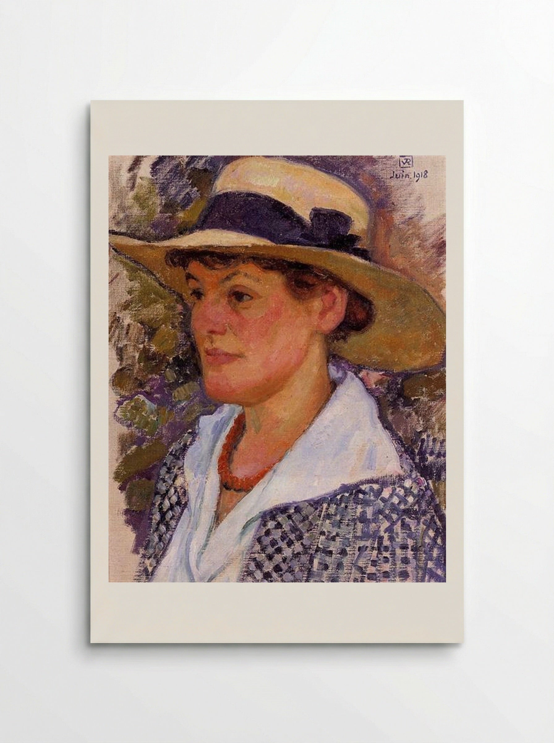 Portrait of a Woman - Théo van Rysselberghe - Poster