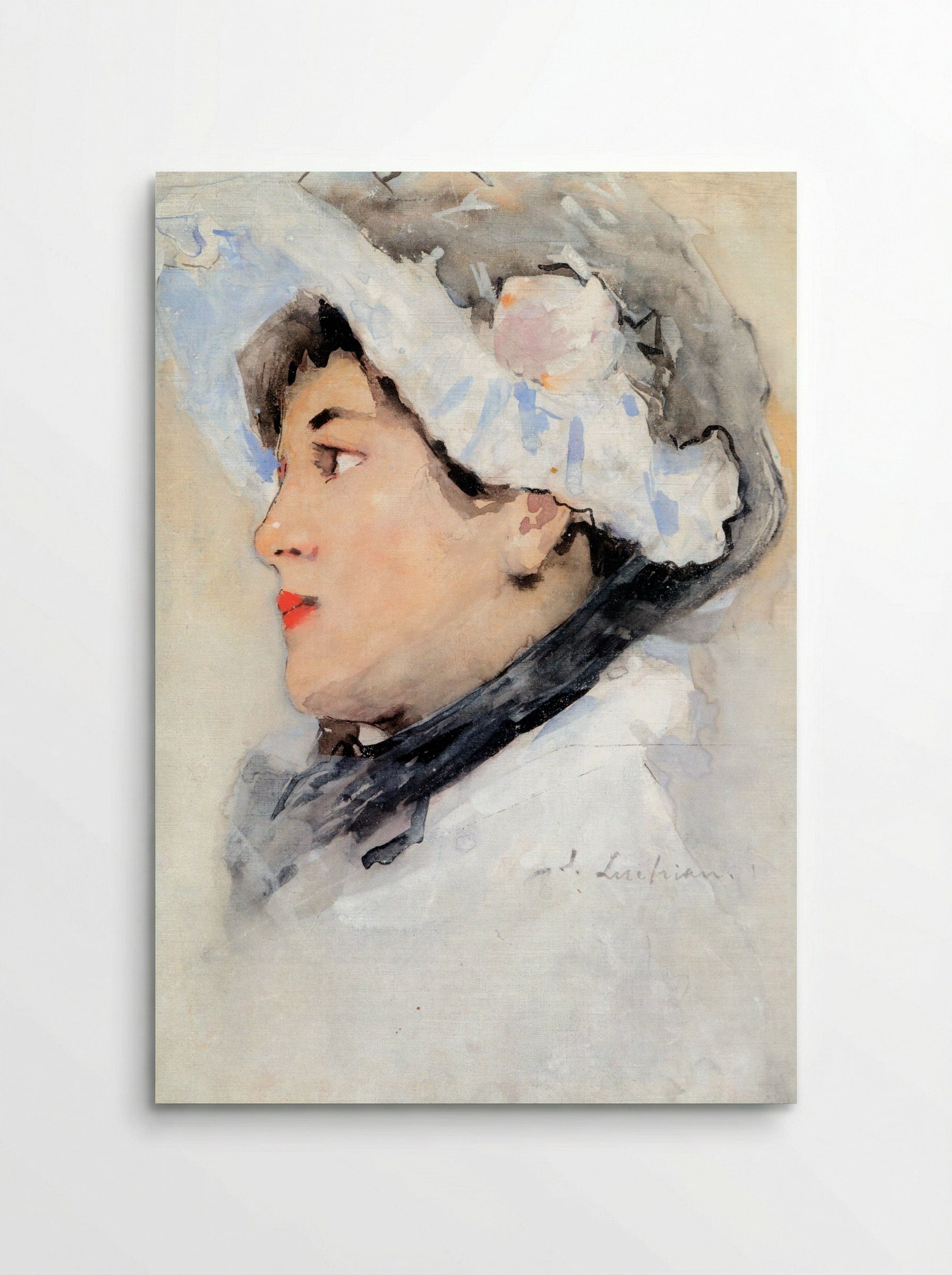 Portrait of a Woman - Stefan Luchian - Poster