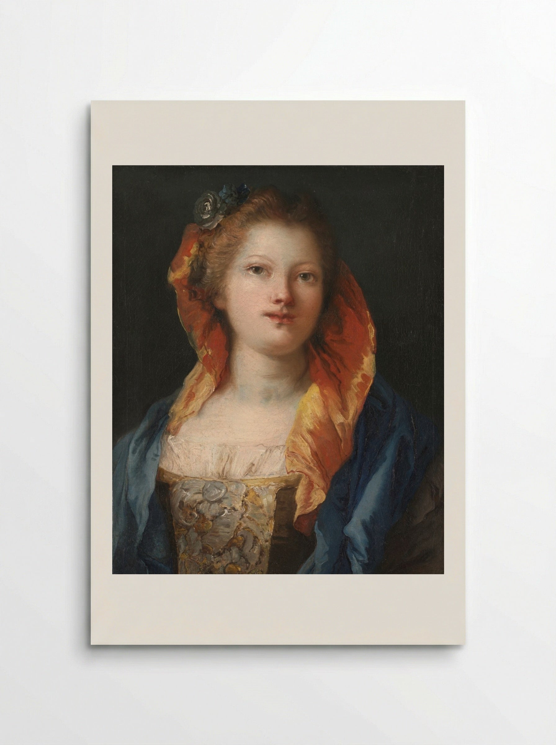 Portrait of a Woman - Giovanni Domenico Tiepolo - Poster