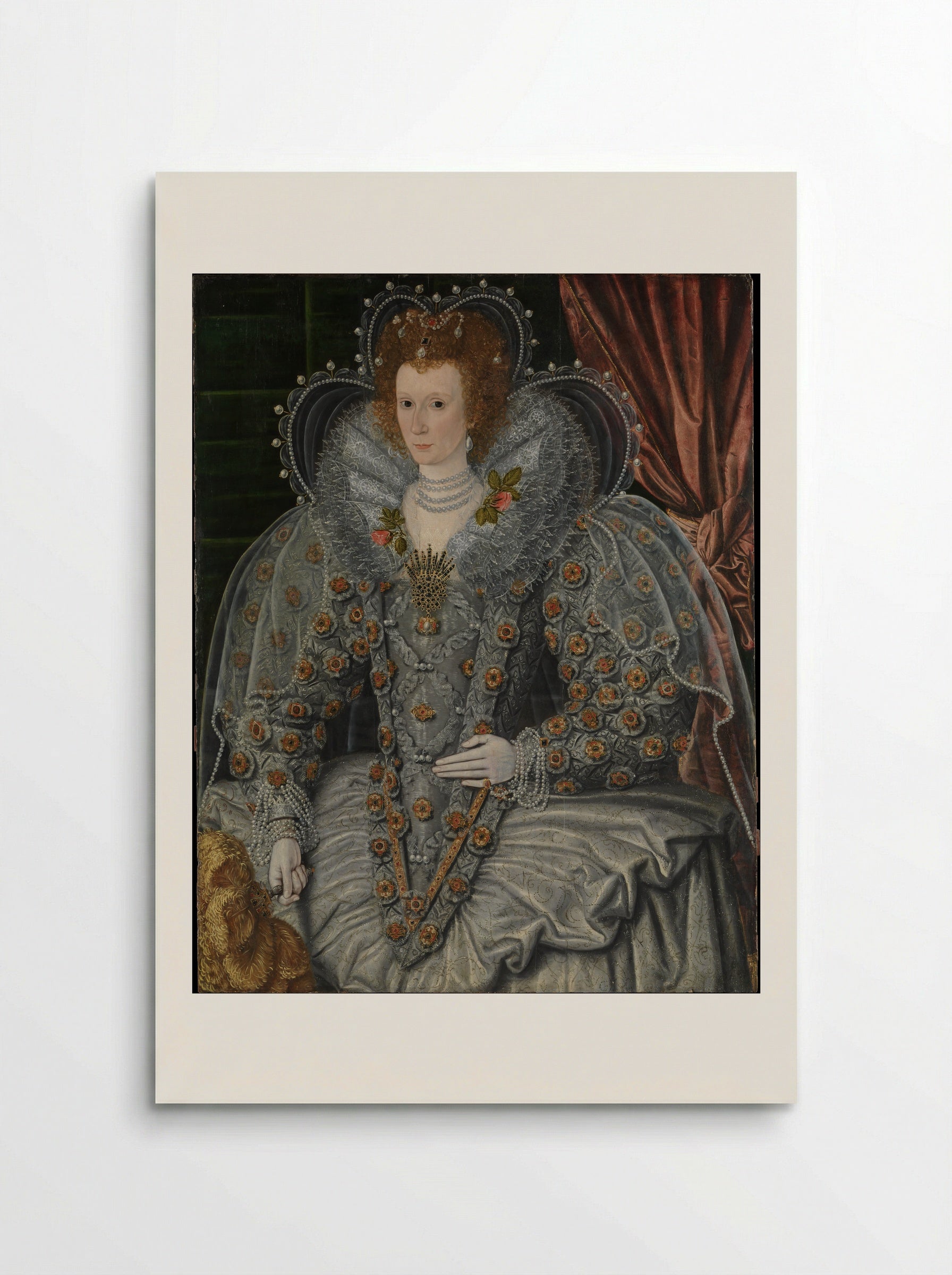 Portrait of a Woman - British School - Poster