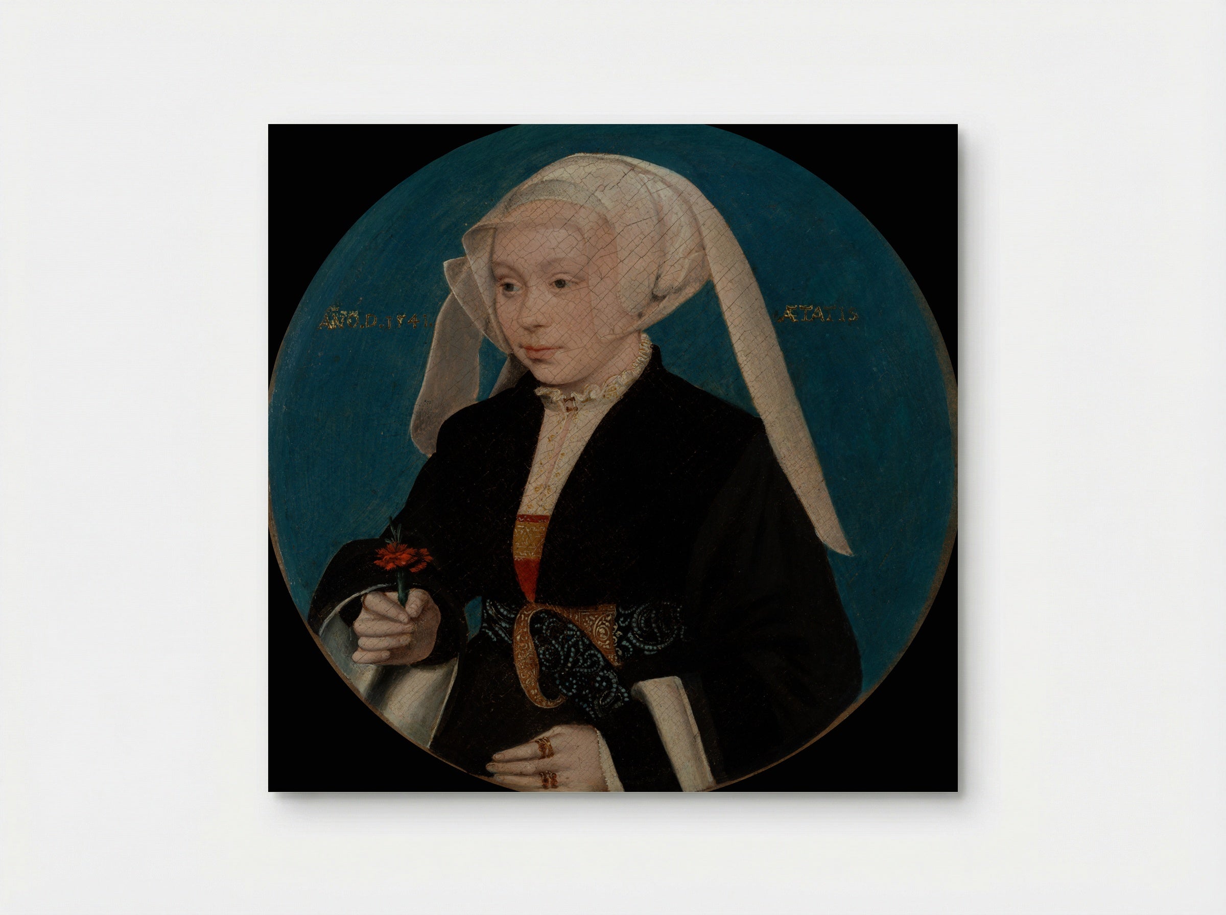 Portrait of a Woman - Bartholomaeus Bruyn the Elder - Poster