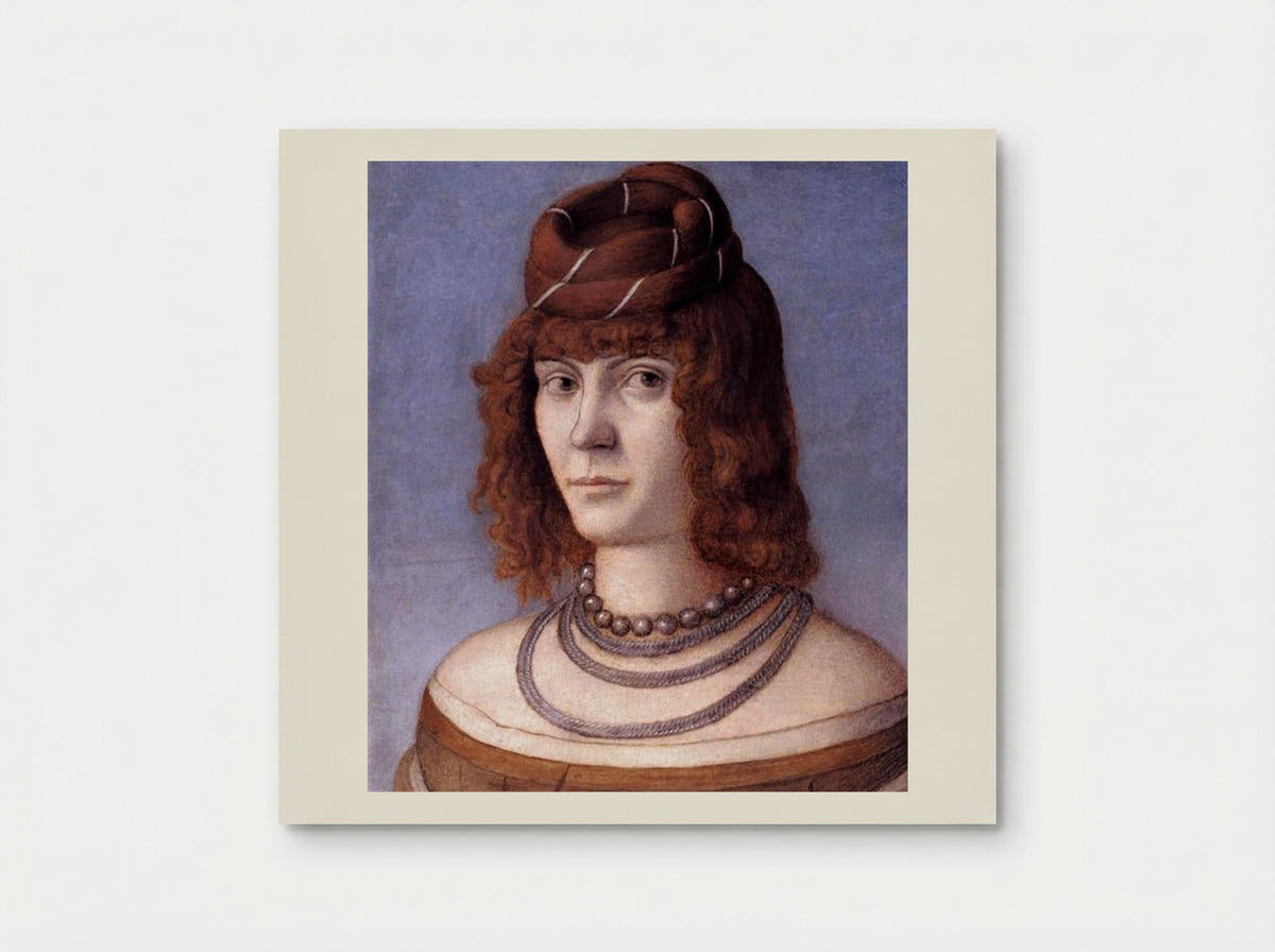 Portrait of a Woman - Vittore Carpaccio - Poster