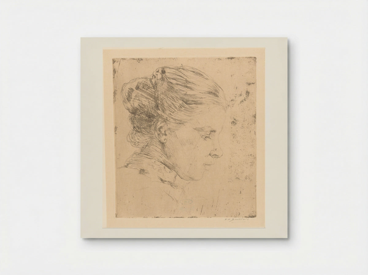Portrait of a Woman - Frederika Henriëtte Broeksmit - Poster
