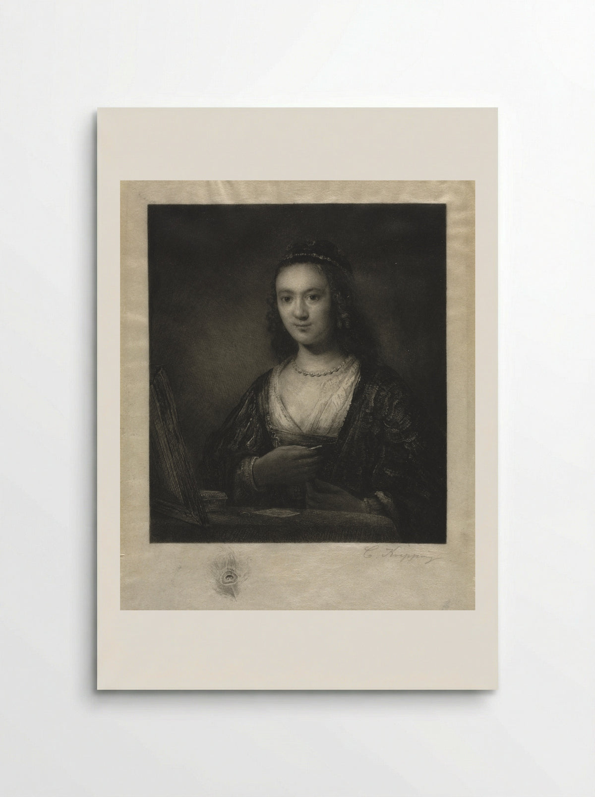 Portrait of a Woman - Carl Köpping - Poster