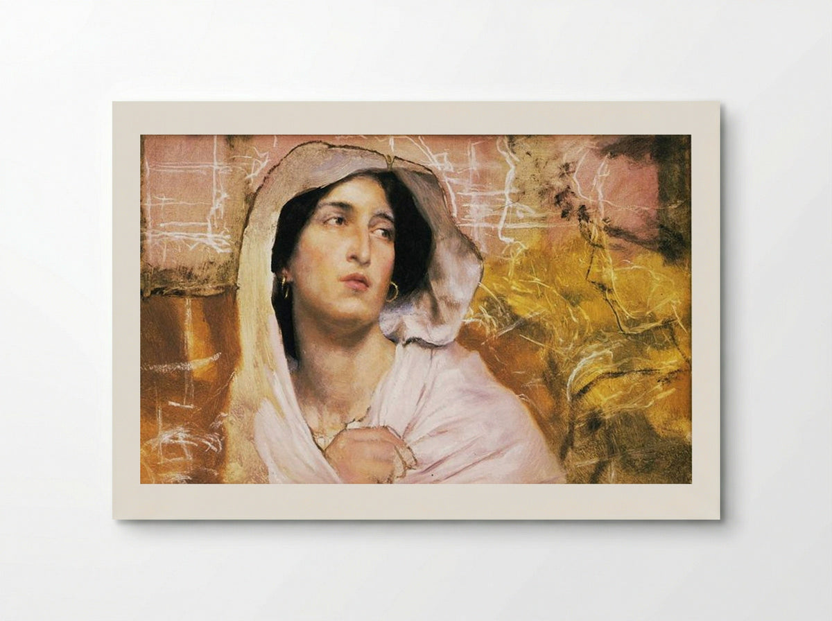 Portrait of a Woman - Sir Lawrence Alma-Tadema - Poster