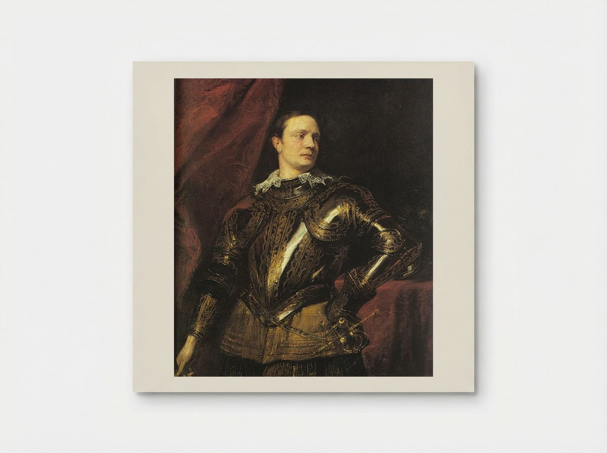 Portrait of a Young General - Anthony van Dyck - Poster
