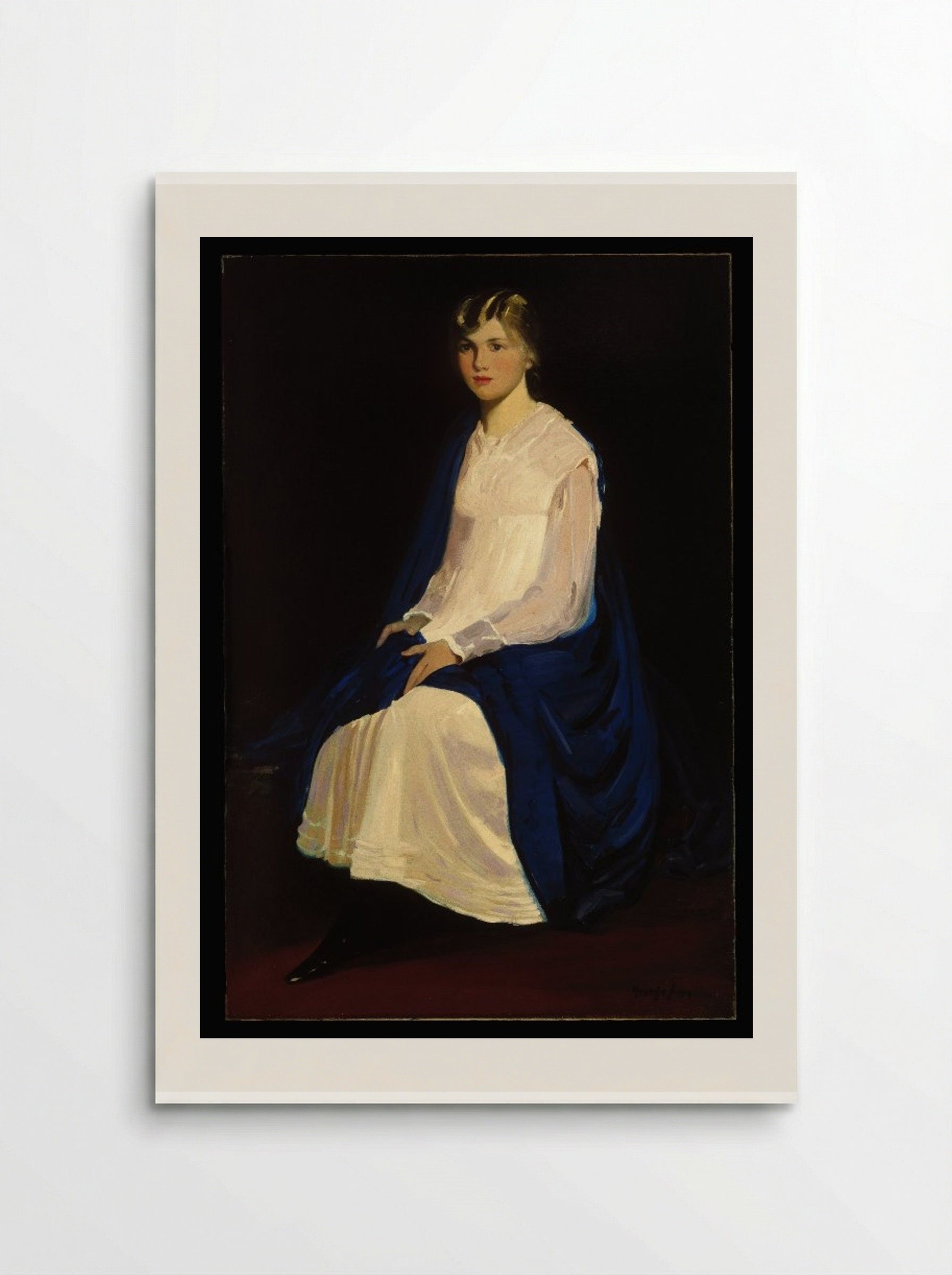 Portrait of a Young Girl (Antoinette Kraushaar) - George Luks - Poster