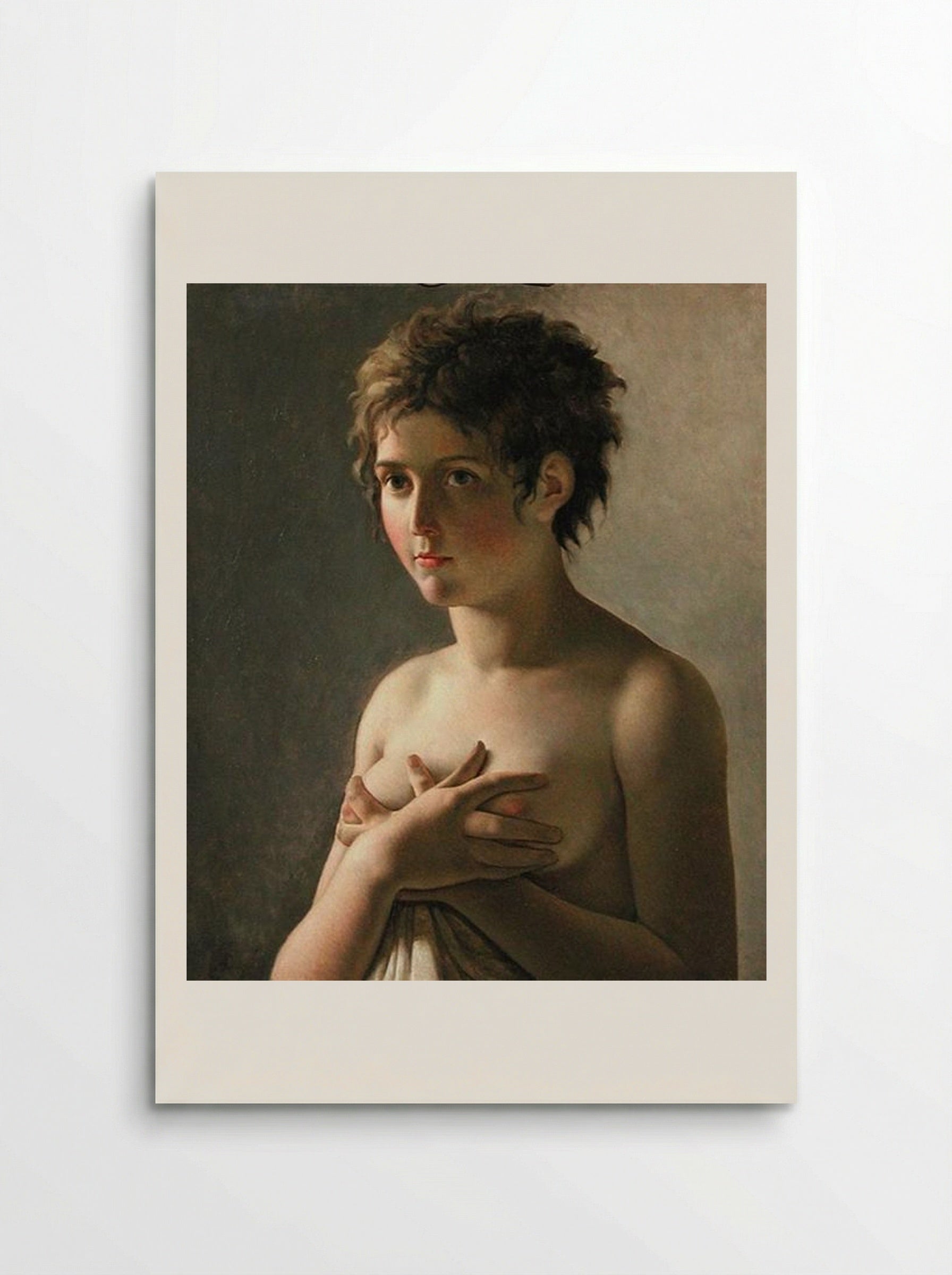 Portrait of a Young Girl - Pierre-Narcisse Guérin - Poster