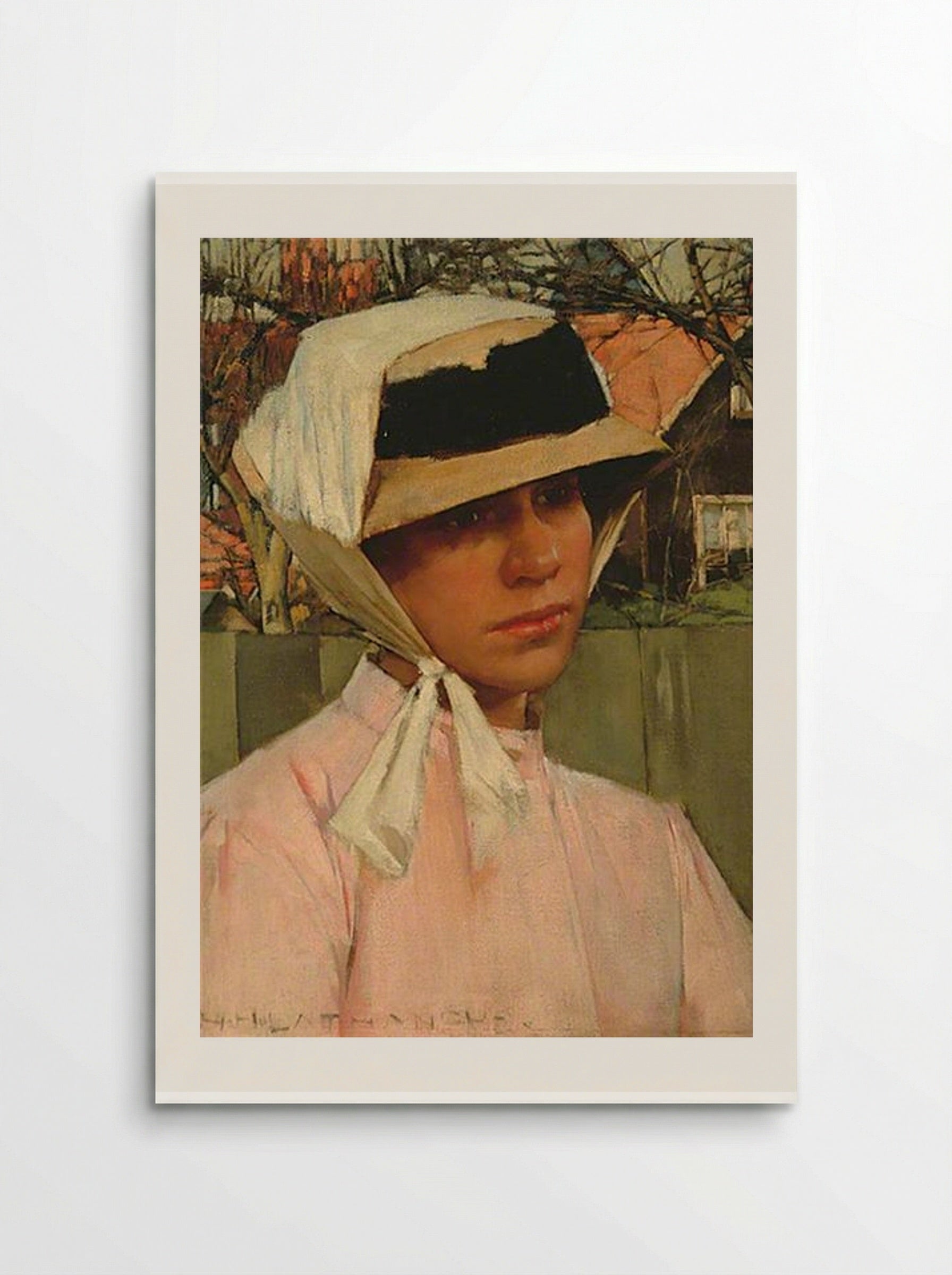 Portrait of a Young Girl - Henry Herbert La Thangue - Poster