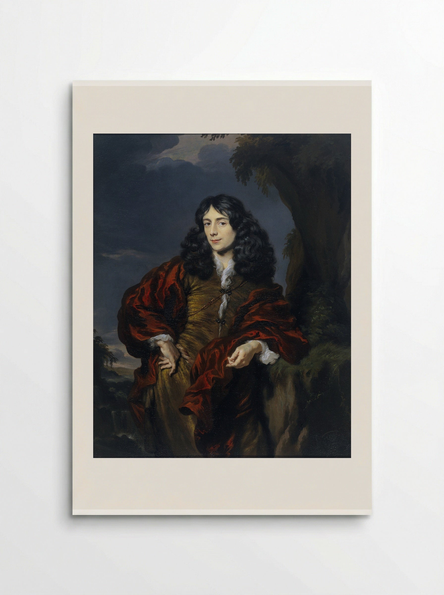 Portrait of a Young Man, Probably Simon van Alphen - Nicolaes Maes - Poster