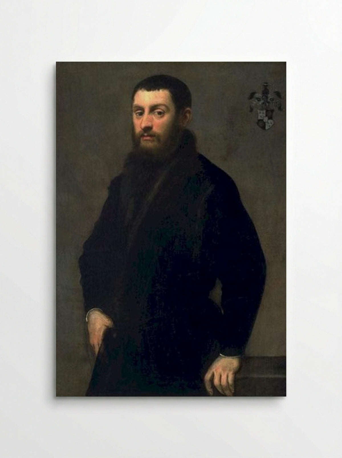 Portrait of a Young Man of the Renialme Family - Tintoretto - Poster