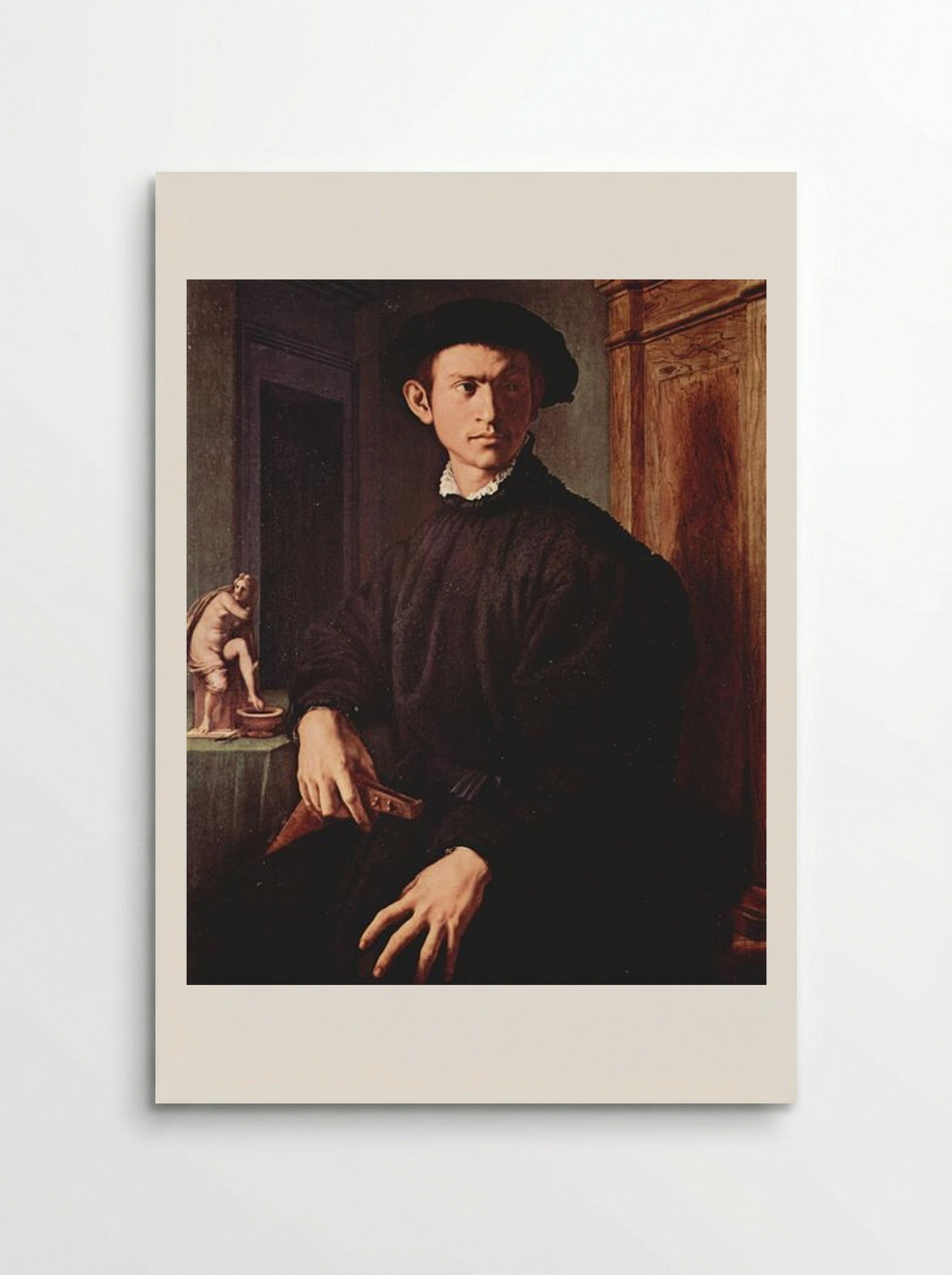 Portrait of a Young Man with a Book - Agnolo Bronzino - Poster