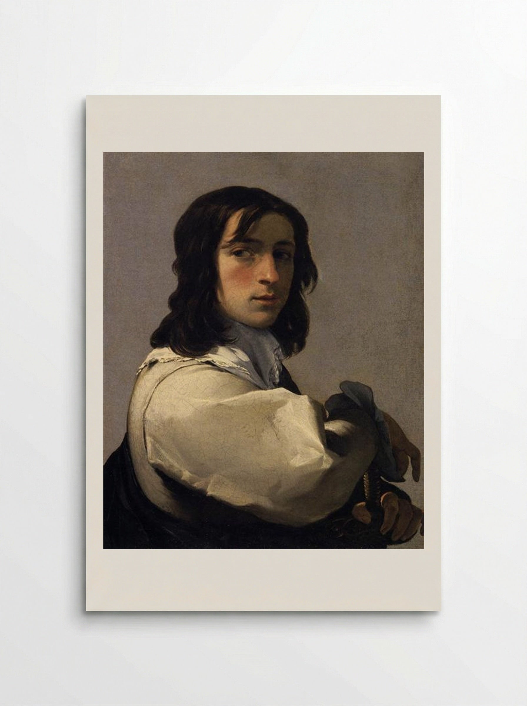 Portrait of a Young Man - Eustache Le Sueur - Poster