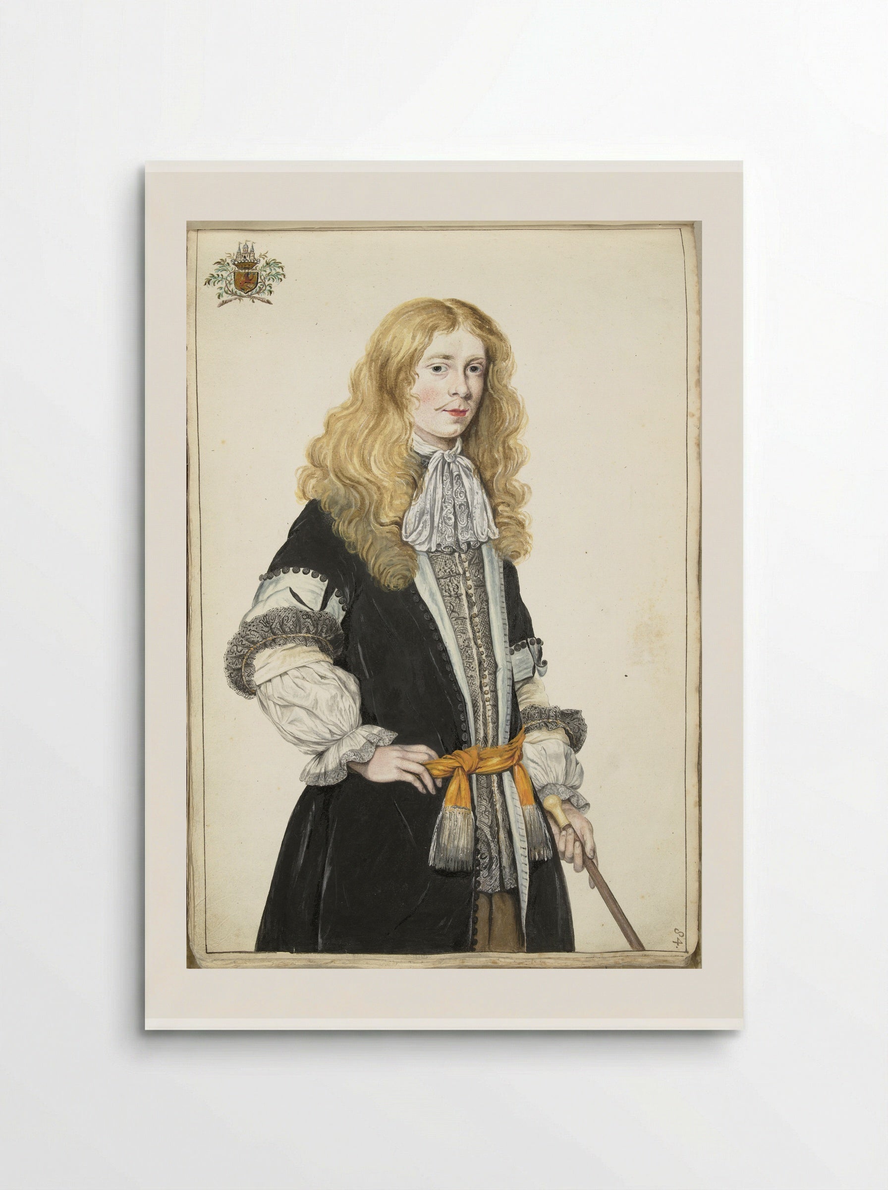 Portrait of a Young Man - Moses ter Borch - Poster