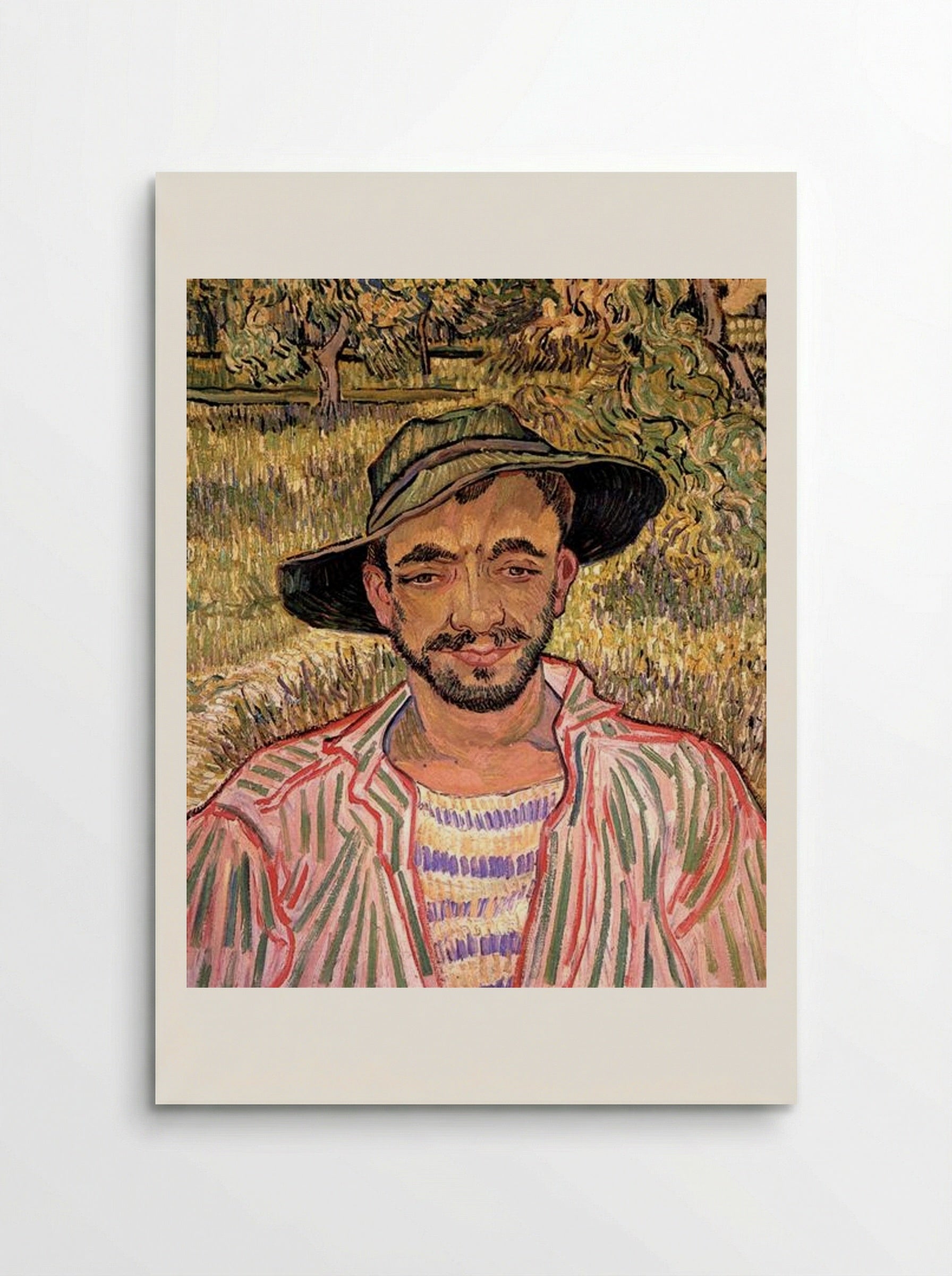 Portrait of a Young Peasant - Vincent van Gogh - Poster