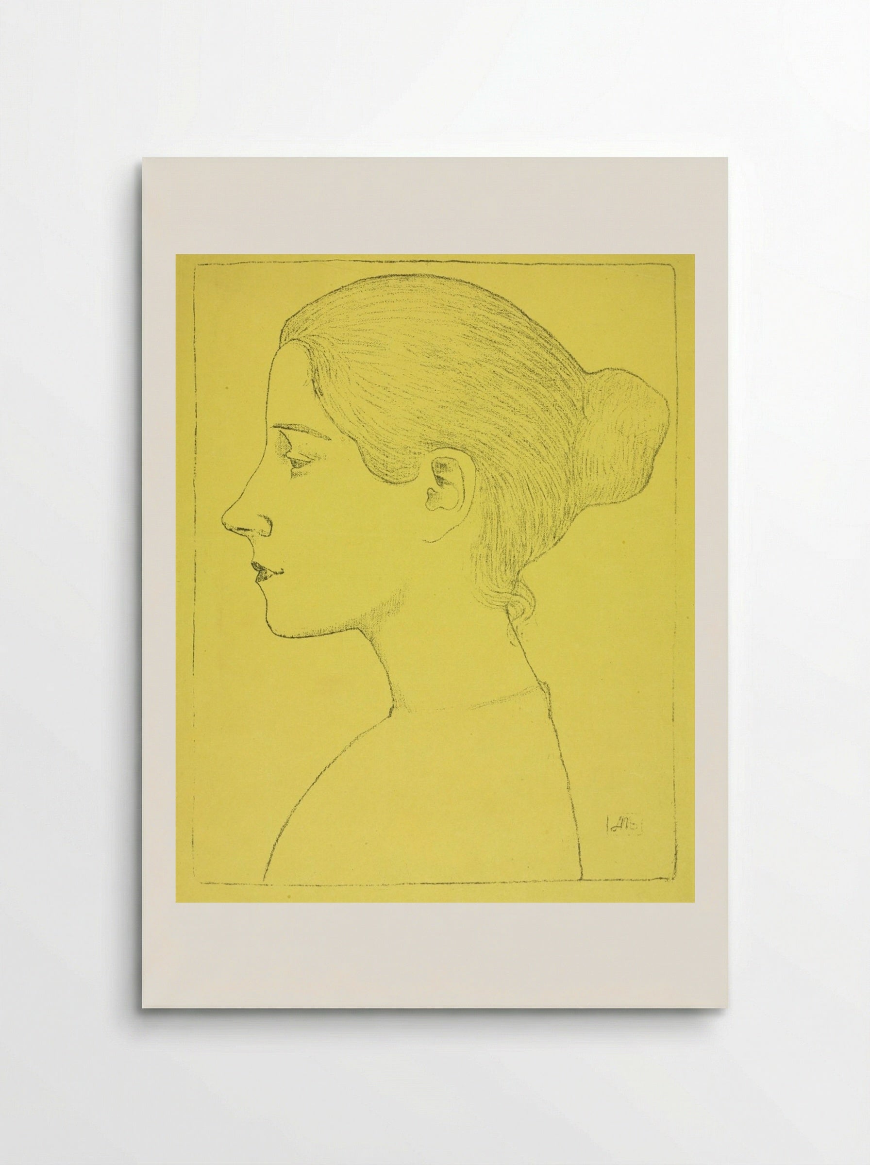 Portrait of a Young Woman (Profil de jeune fille) - Aristide Maillol - Poster