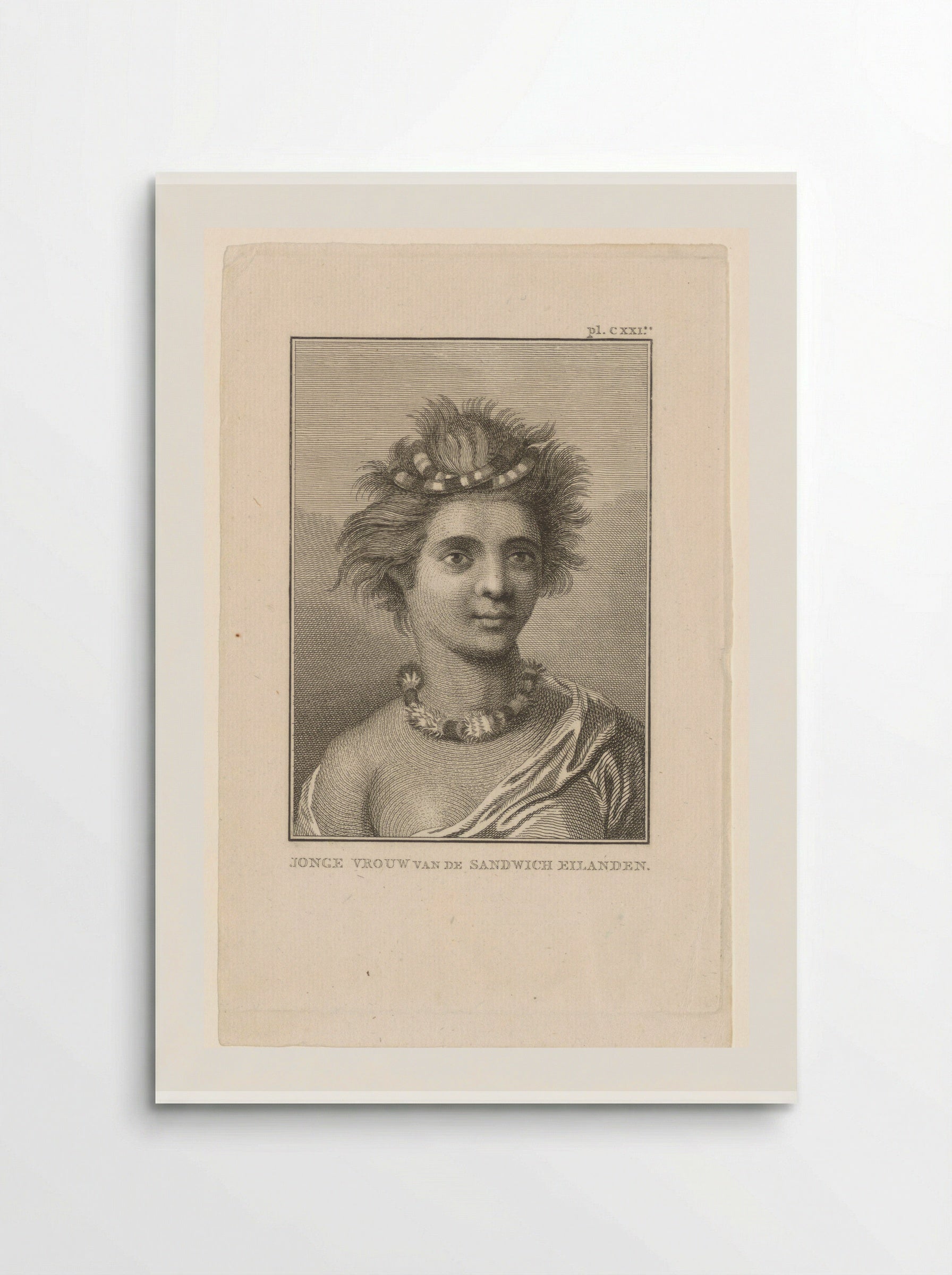 Portrait of a Young Woman from the Sandwich Islands - Various Artists - Poster
