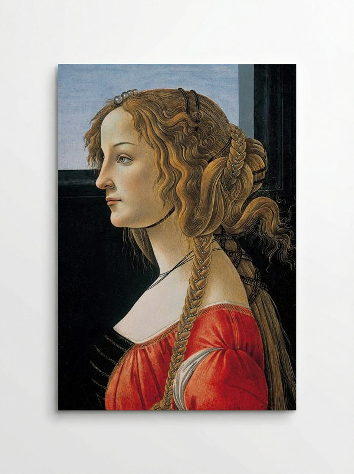 Portrait of a Young Woman - Sandro Botticelli - Poster