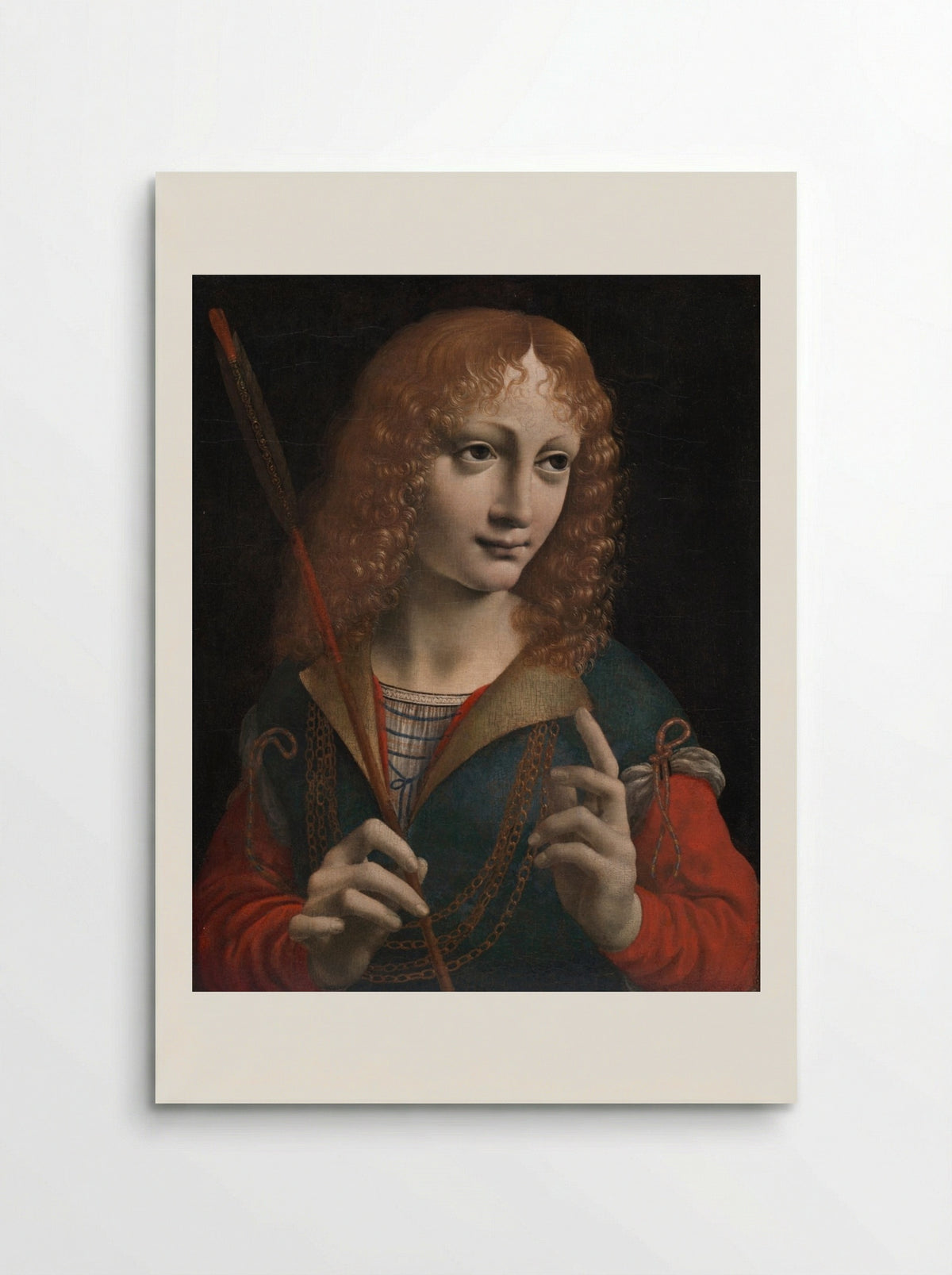 Portrait of a Youth as Saint Sebastian - Marco d'Oggiono - Poster