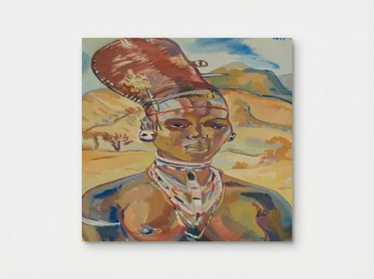 Portrait of a Zulu woman - Irma Stern - Poster