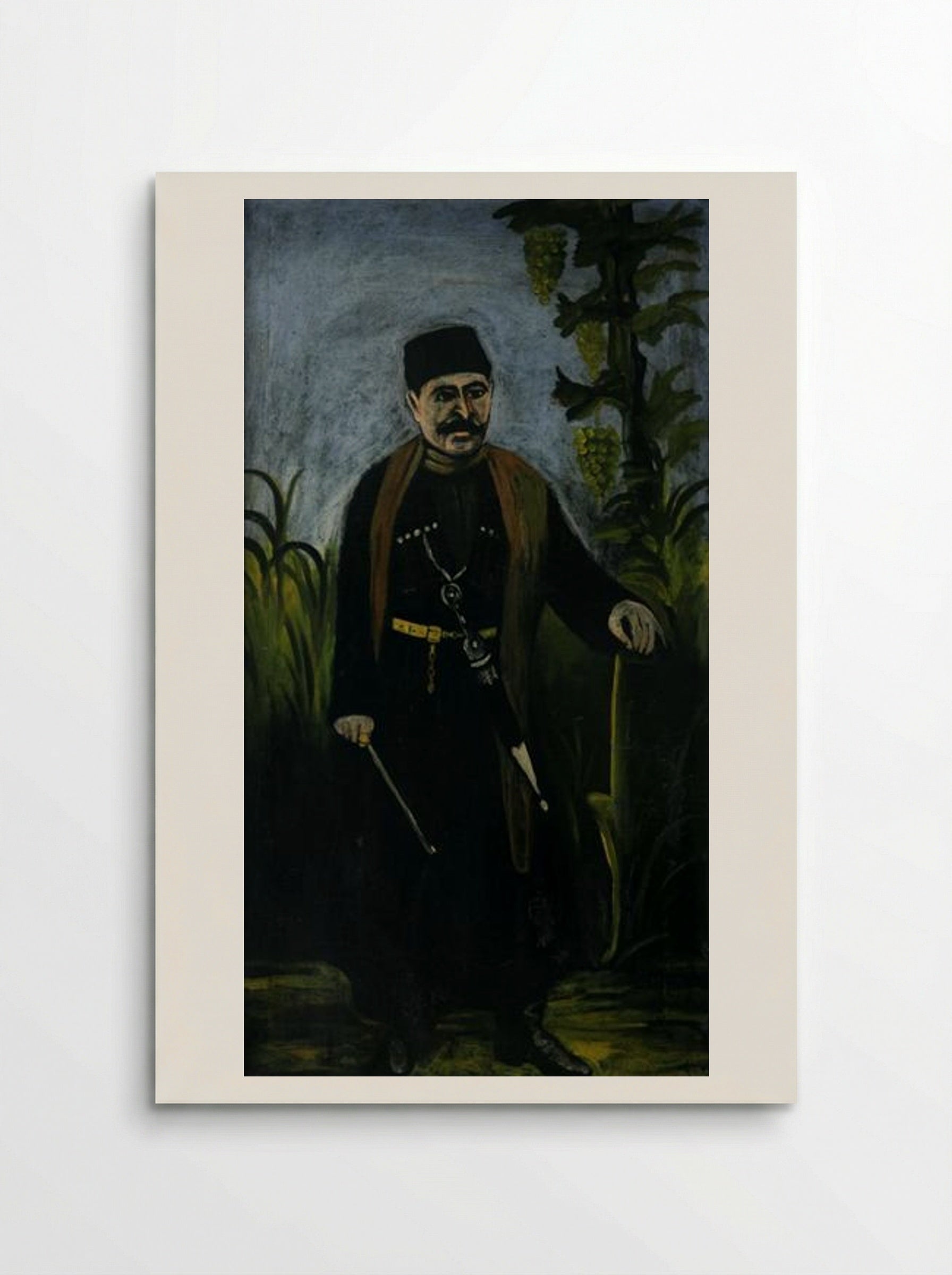 Portrait of a wealthy peasant - Niko Pirosmani - Poster