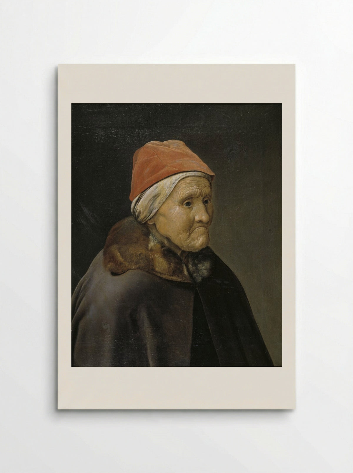 Portrait of an Elderly Woman - Monogrammist IS - Poster