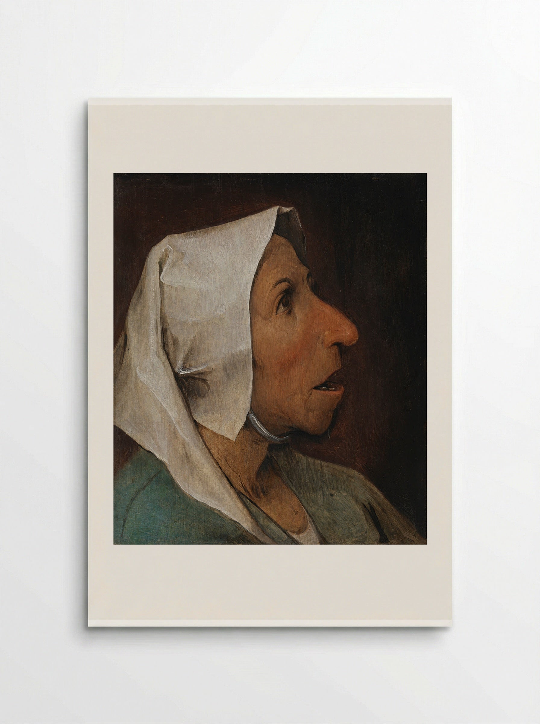 Portrait of an Old Woman - Pieter Bruegel the Elder - Poster
