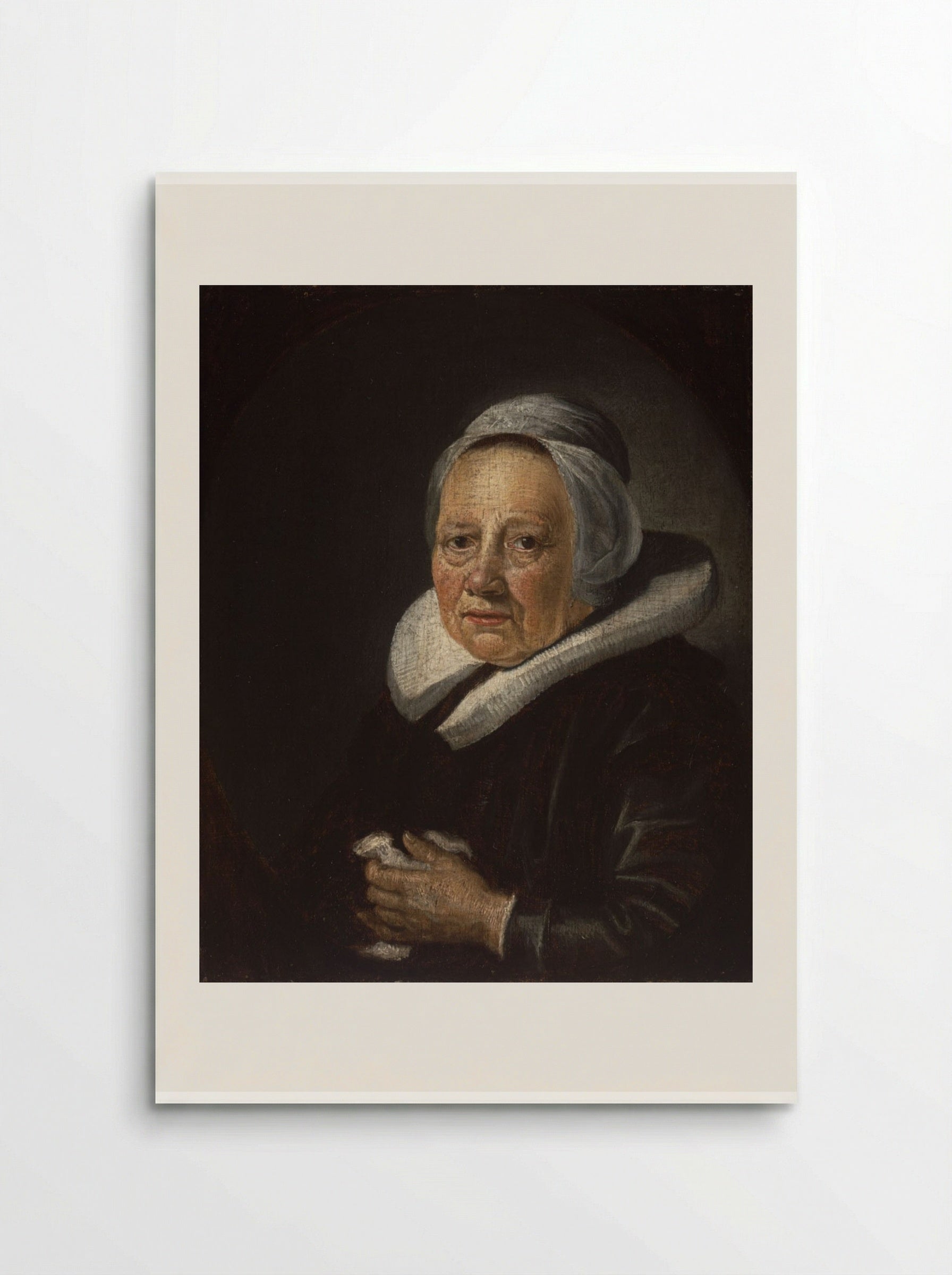 Portrait of an Old Woman - Gerrit Dou - Poster
