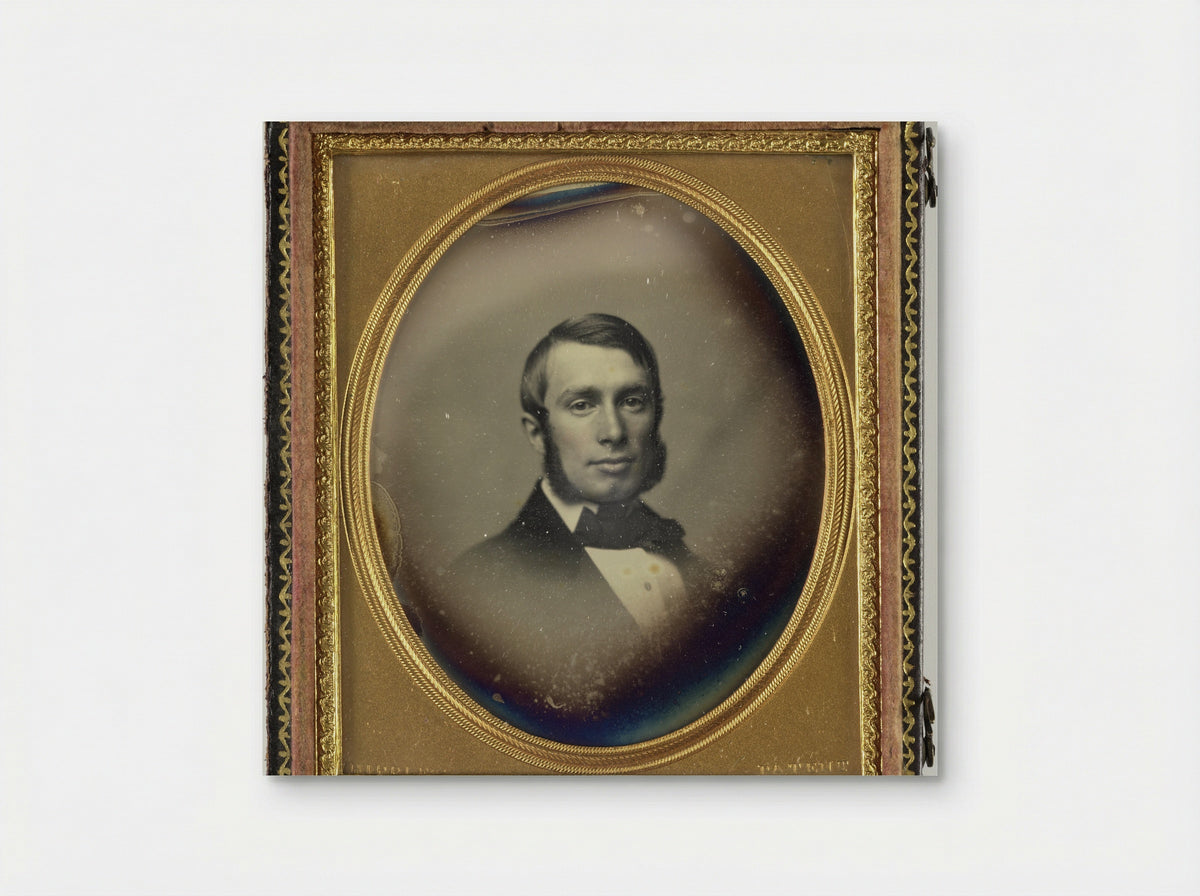 Portrait of an Unknown Man with Sideburns - John Adams Whipple - Poster