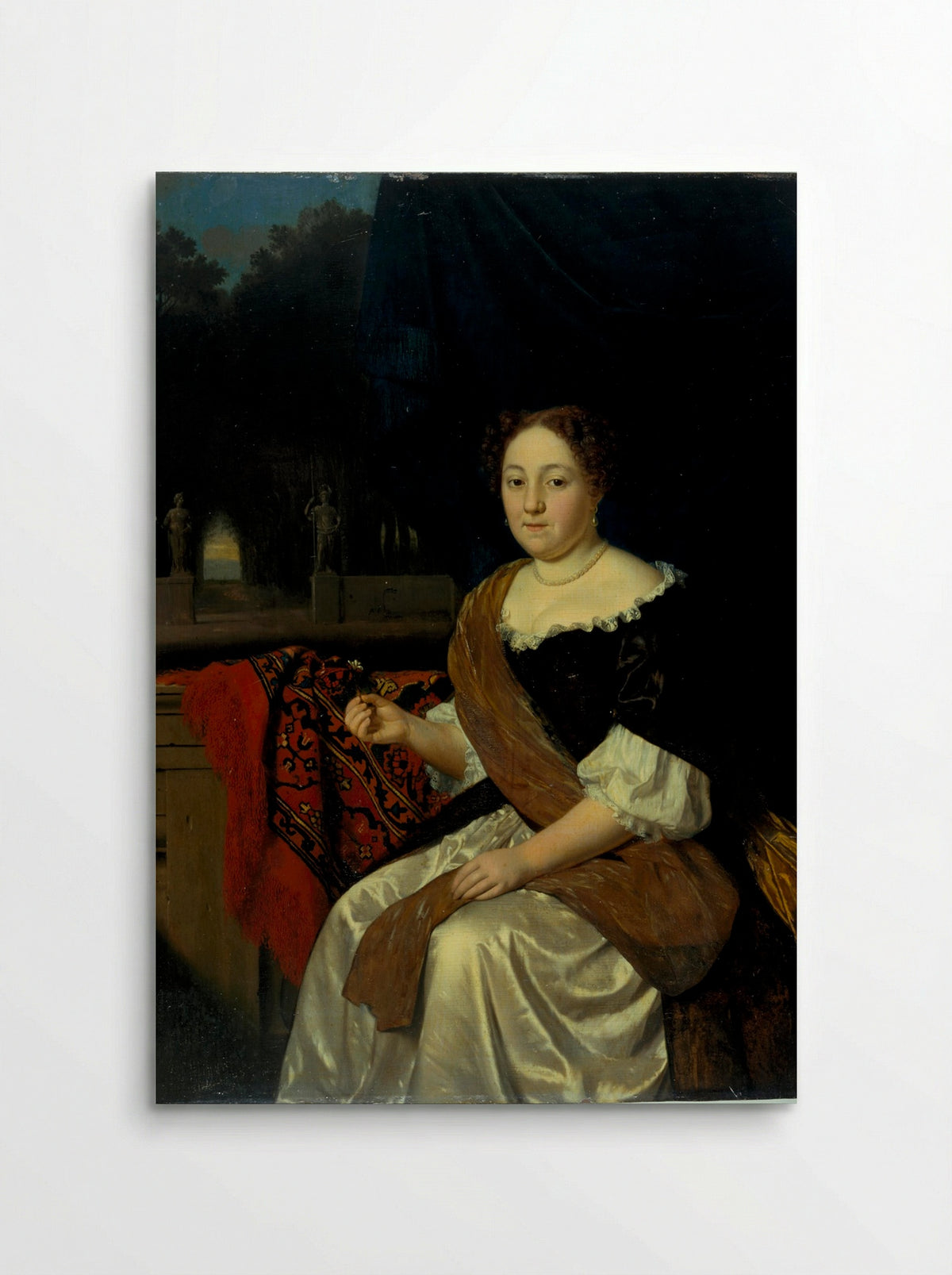 Portrait of an Unknown Woman - Pieter Cornelisz. van Slingelandt - Poster