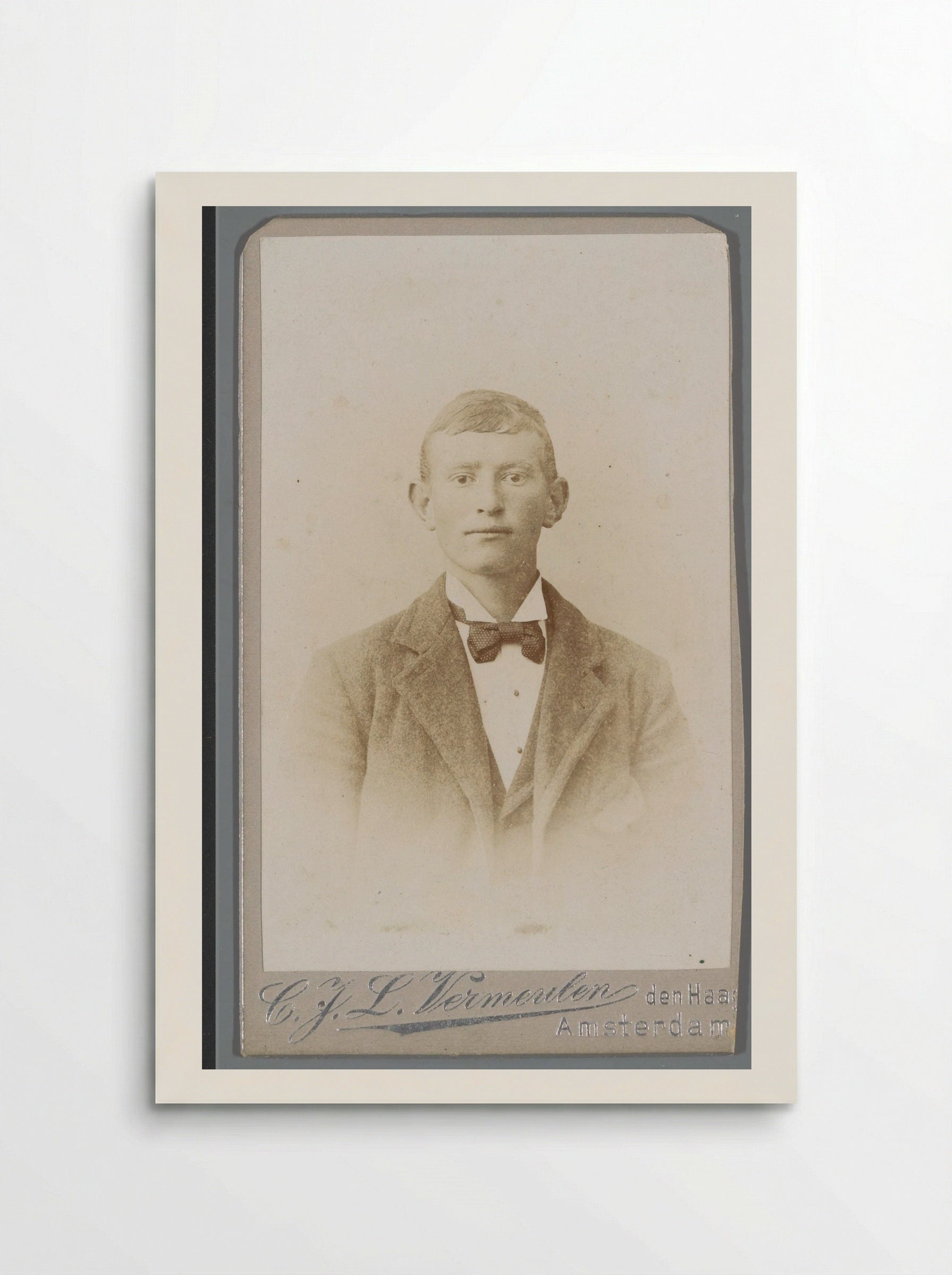Portrait of an Unknown Young Man - Fine Art Print - Poster