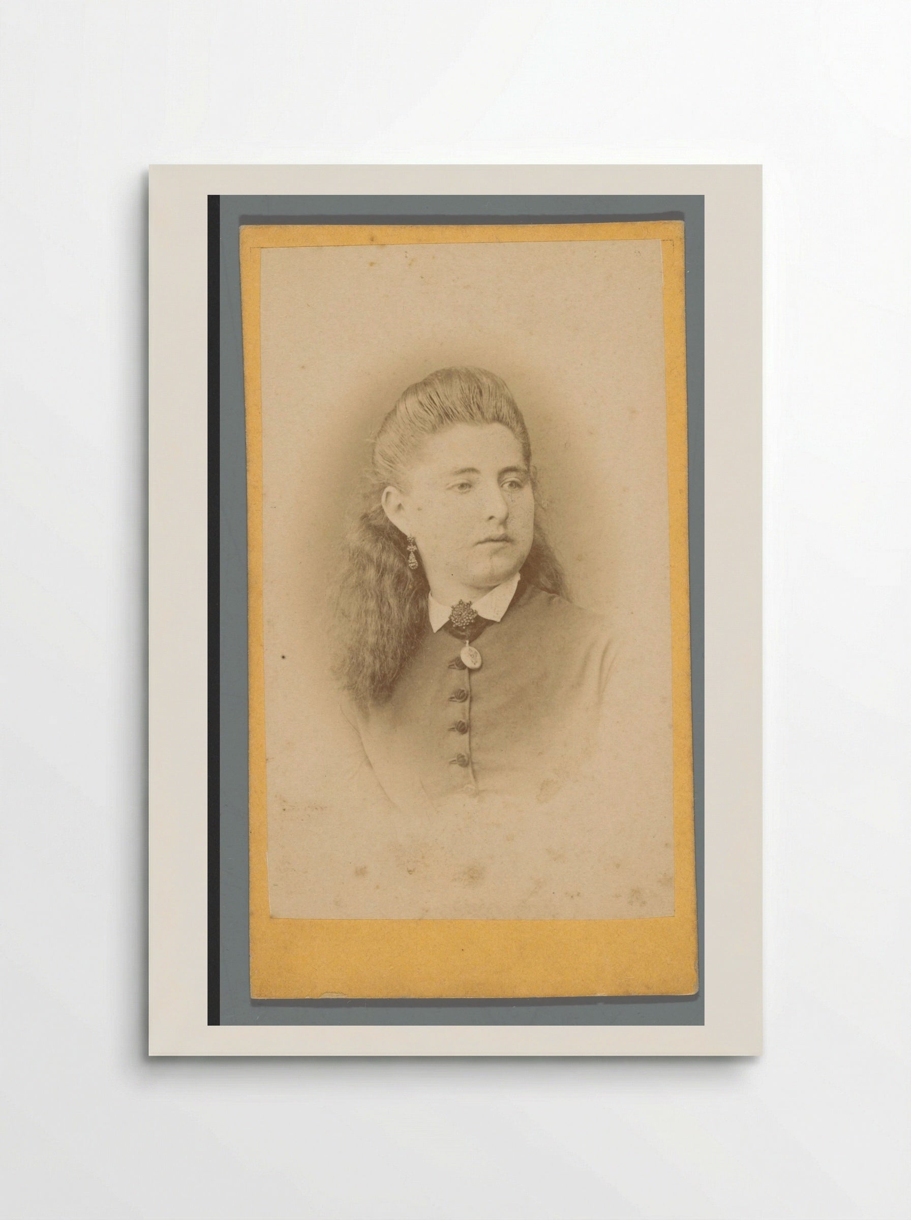 Portrait of an Unknown Young Woman - Fine Art Print - Poster