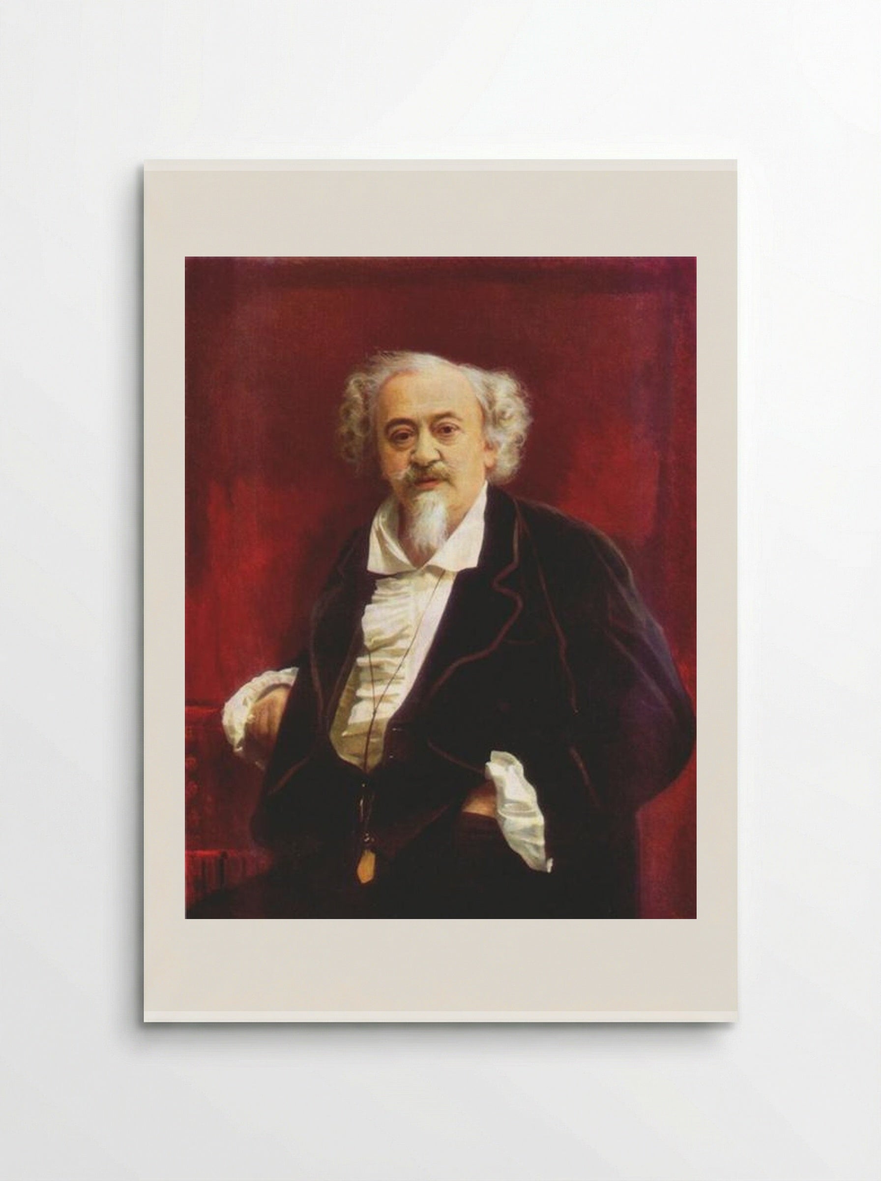 Portrait of the Actor Vasily Samoilov - Ivan Kramskoy - Poster
