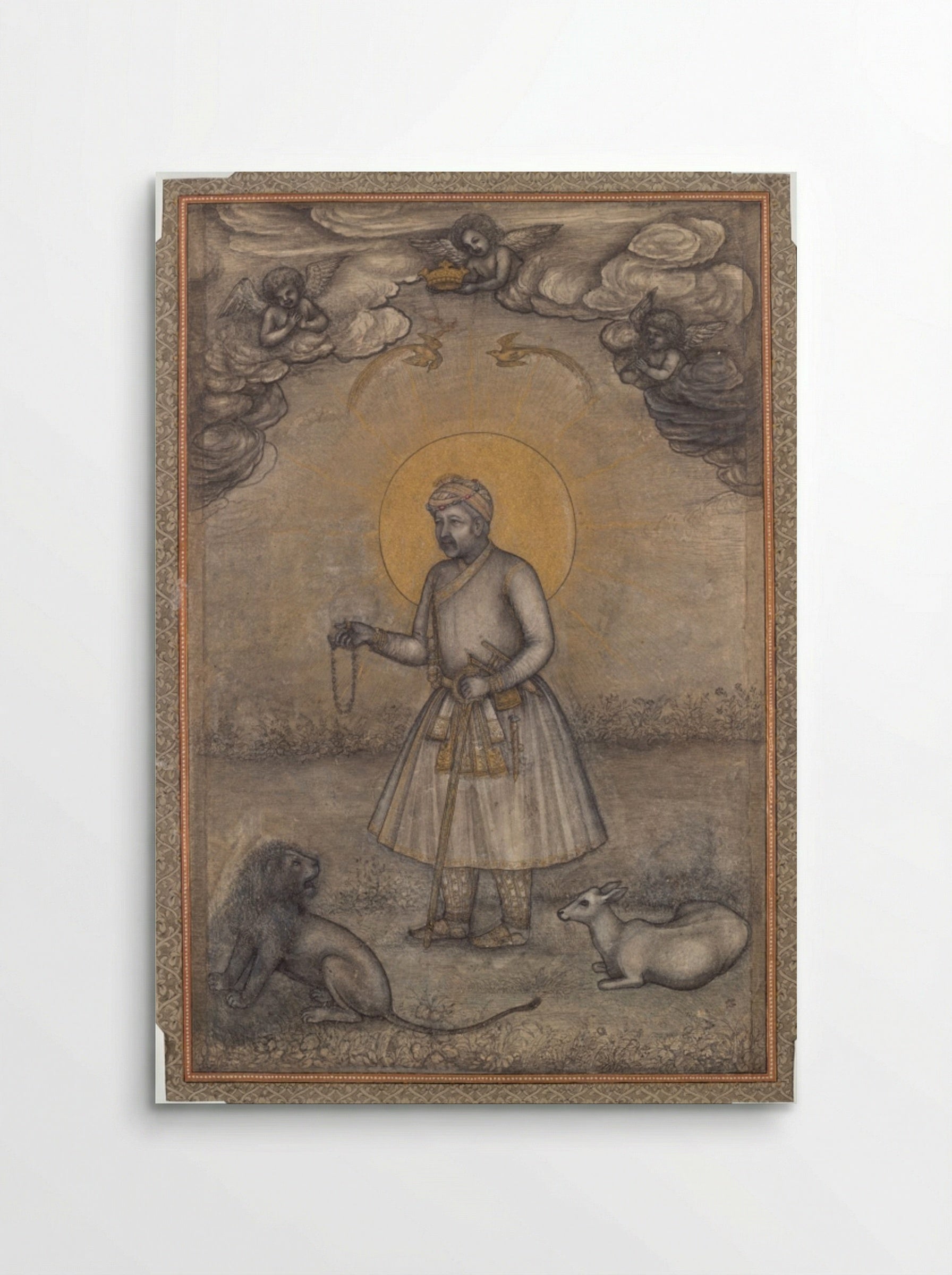 Portrait of the Aged Akbar - Govardhan - Poster