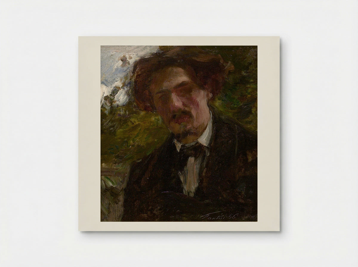 Portrait of the Artist (Alphonse Legros) - Henri Fantin-Latour - Poster