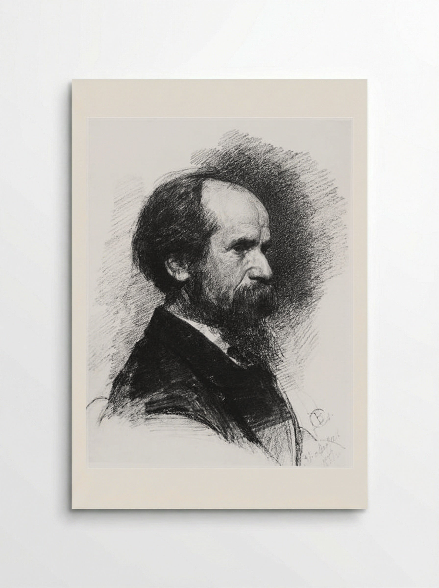 Portrait of the Artist Pavel Tchistyakov - Valentin Serov - Poster