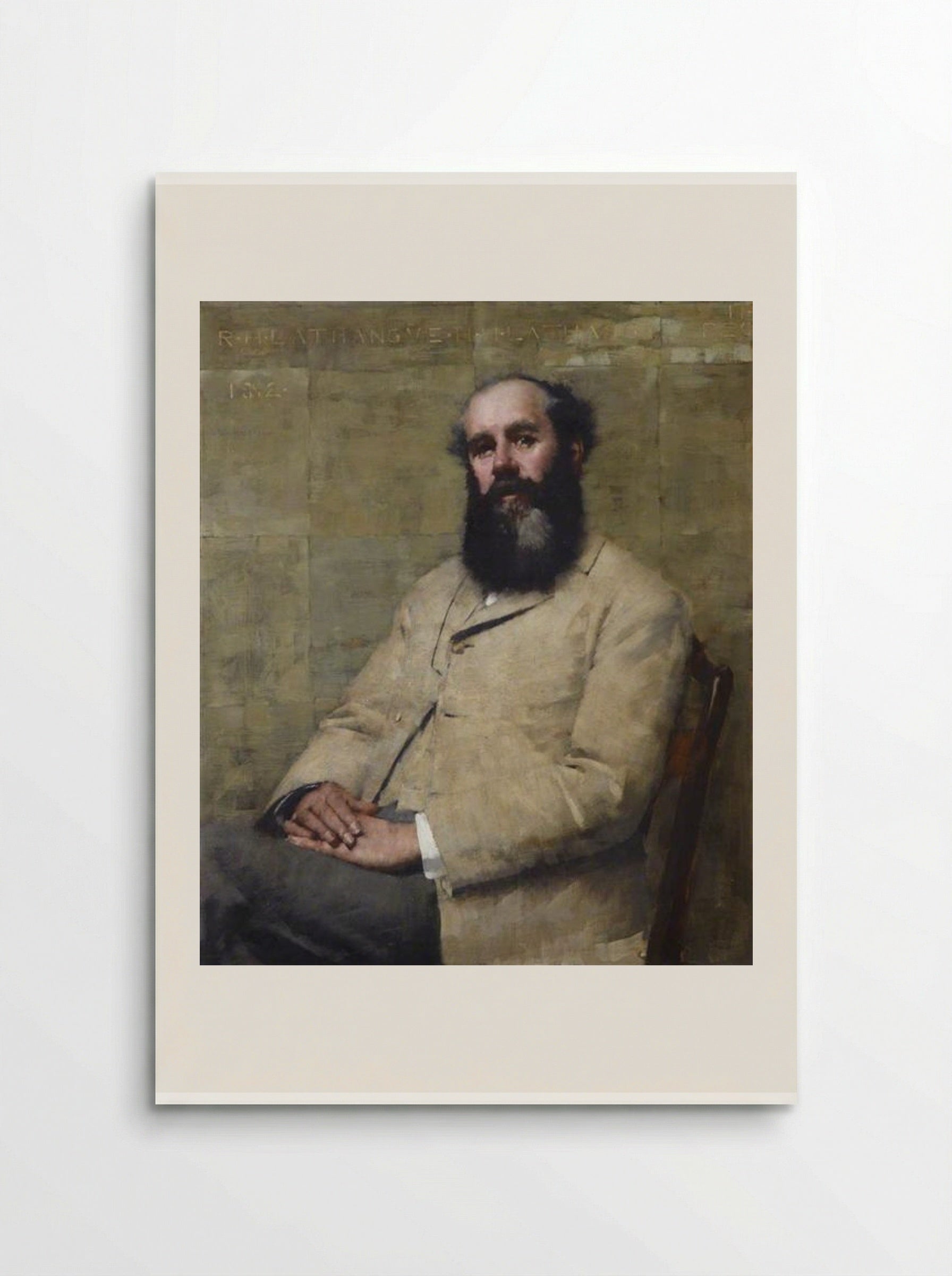 Portrait of the Artist's Father - Henry Herbert La Thangue - Poster