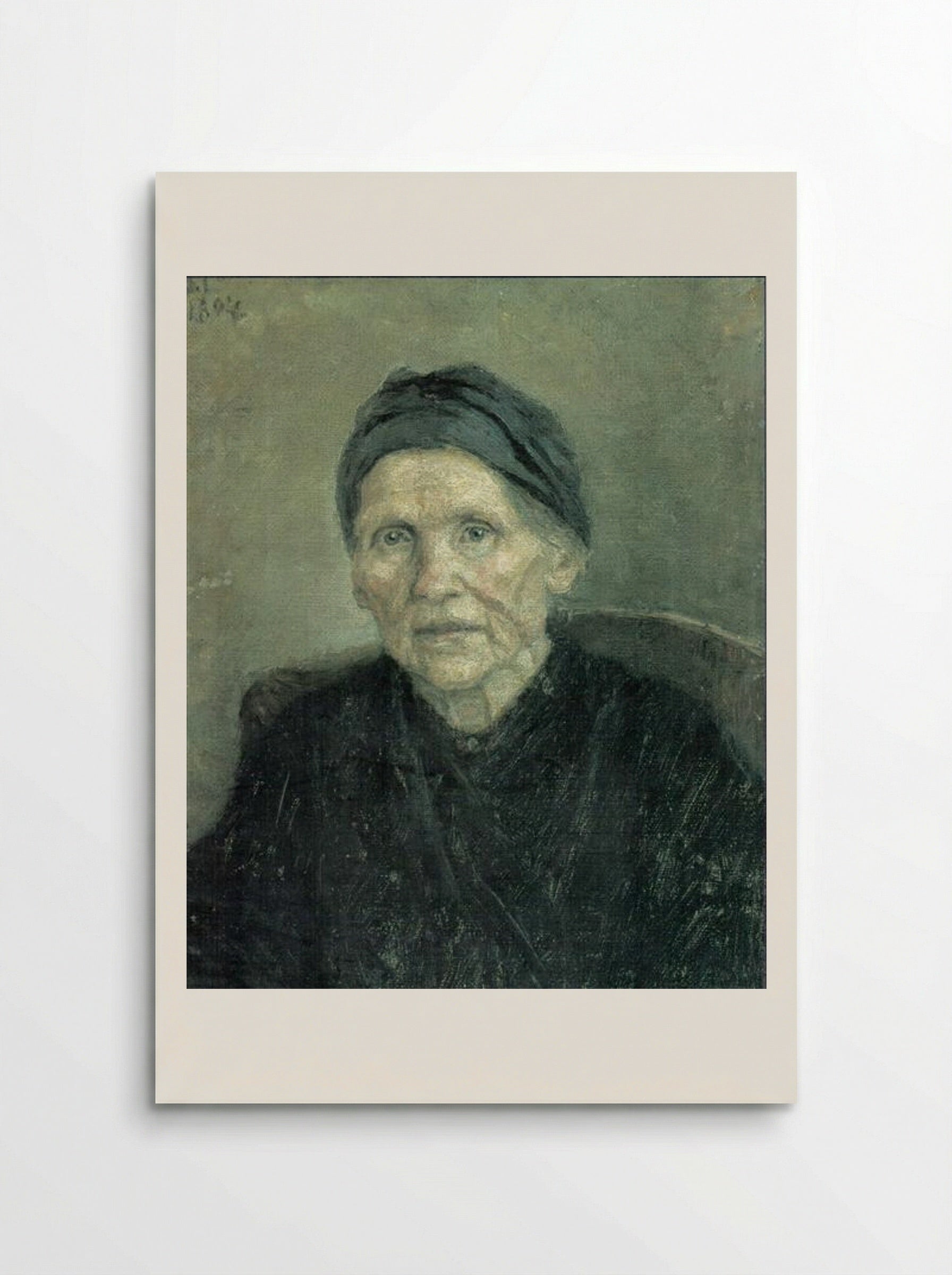 Portrait of the Artist's Mother - Vasily Surikov - Poster