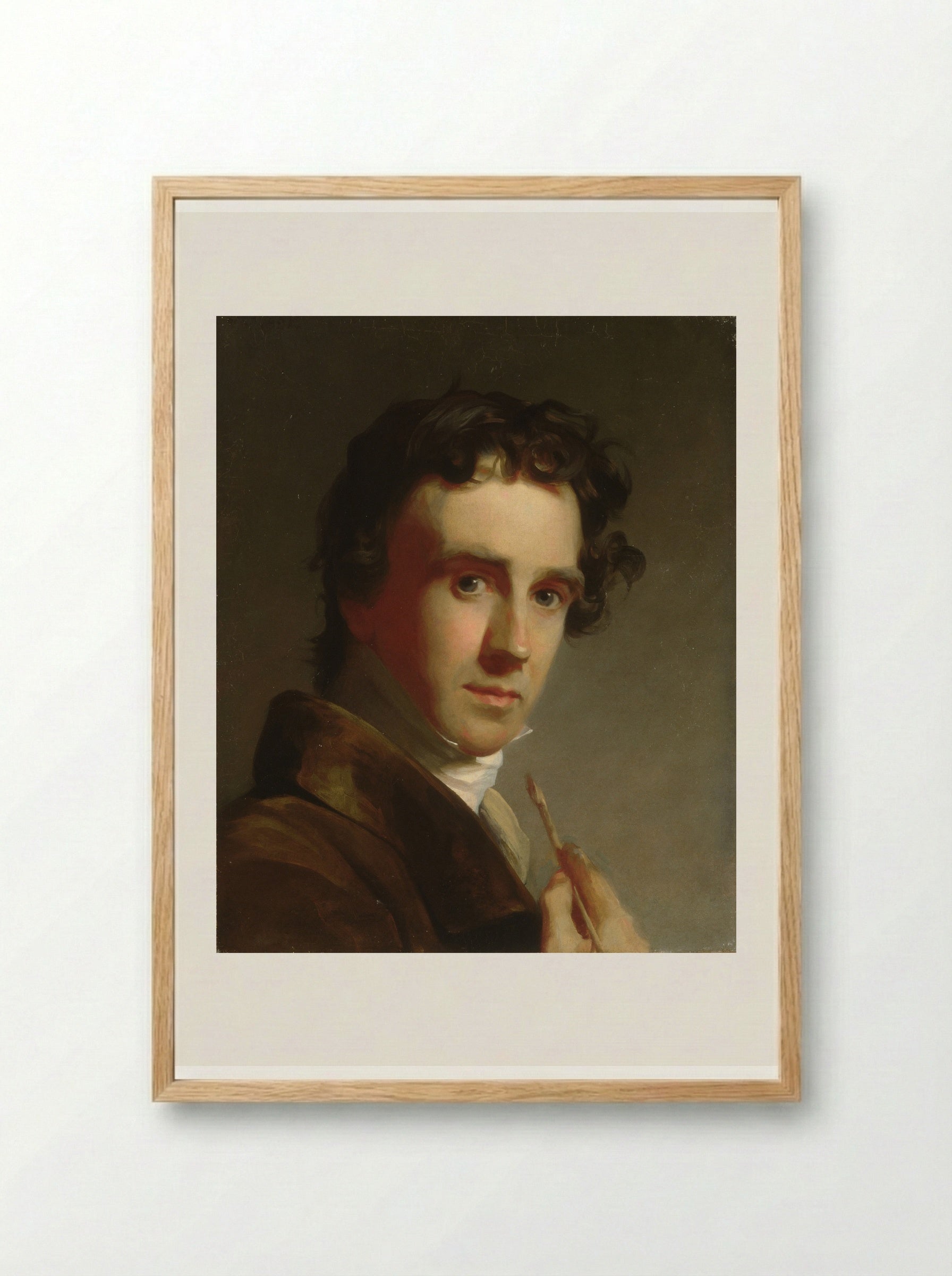 Portrait of the Artist - Thomas Sully - Framed Print Wood