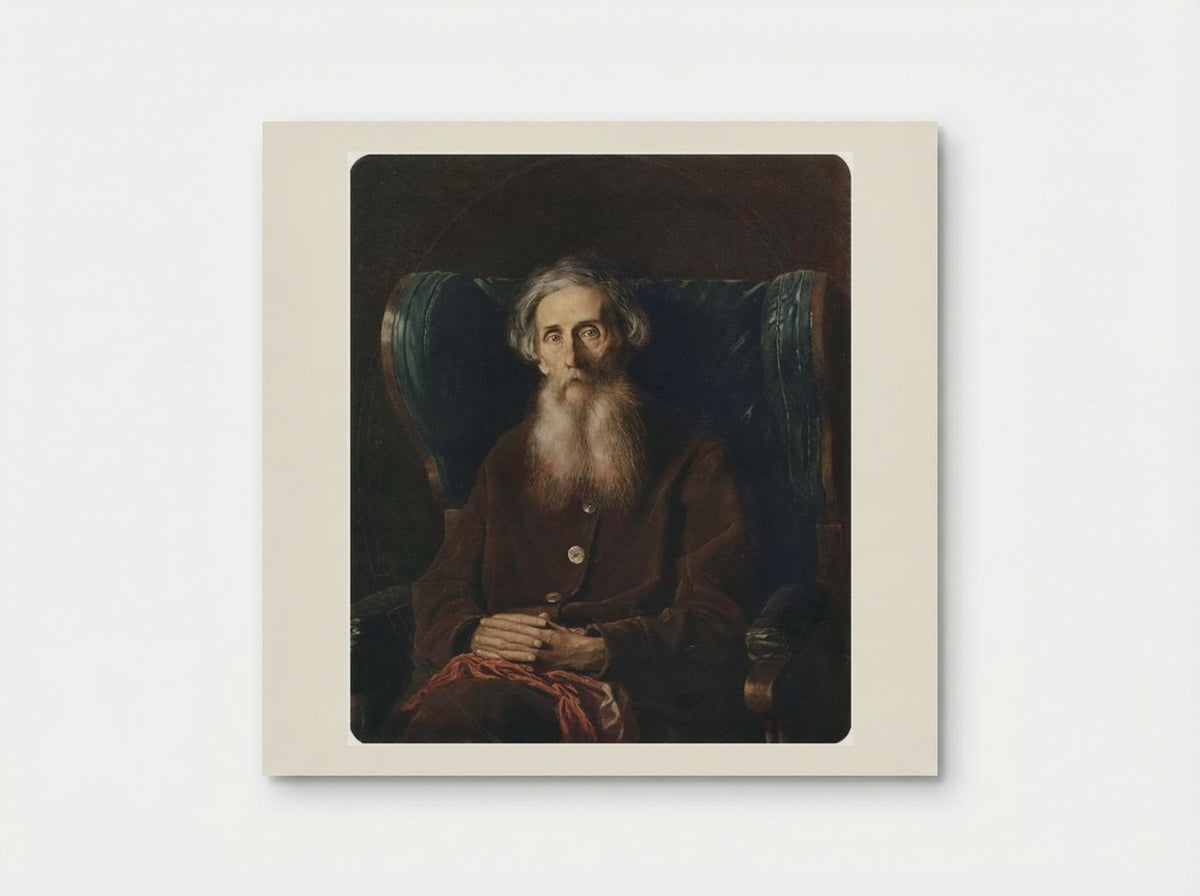 Portrait of the Author Vladimir Dahl - Vasily Perov - Poster